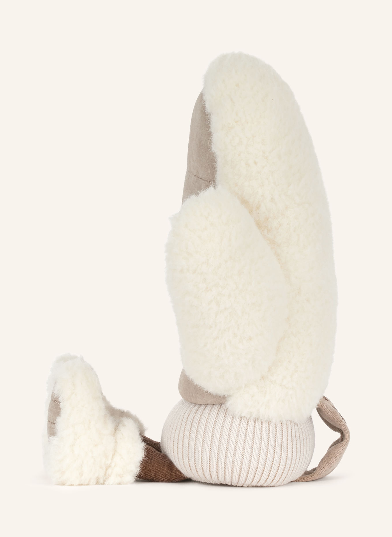 Jellycat Plyslegetøj AMUSEABLES FITSWELL MITTEN: BEIGE / HVID