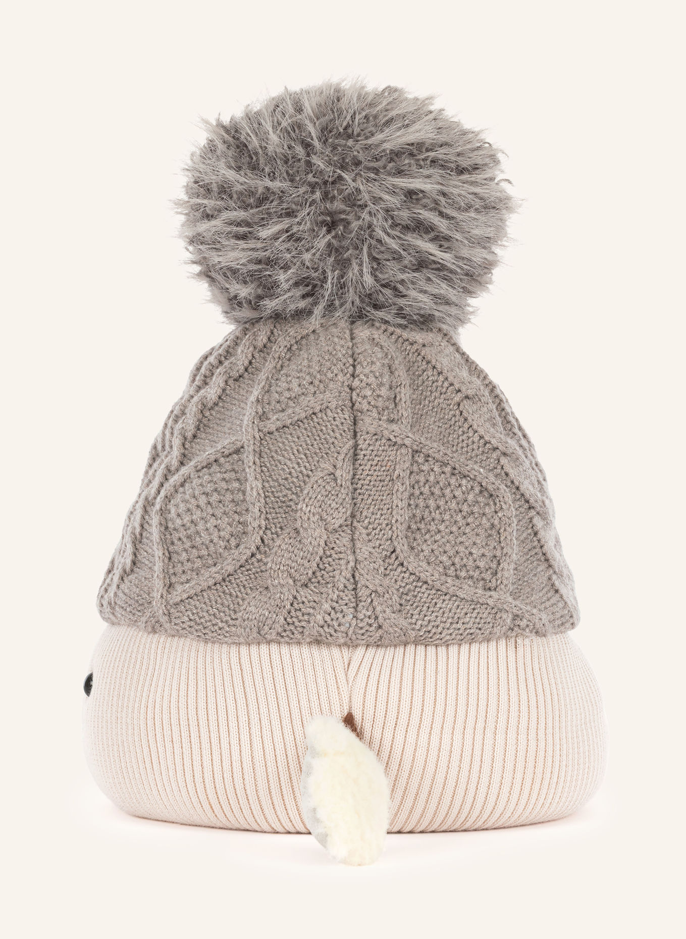 Jellycat Pluche speelgoed AMUSEABLES POMILLY: CRÈME / GRIJS