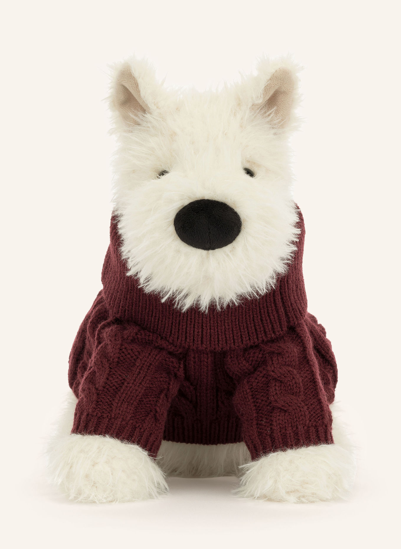 Jellycat Gosedjur MUNRO SCOTTIE: VIT / MÖRKRÖD