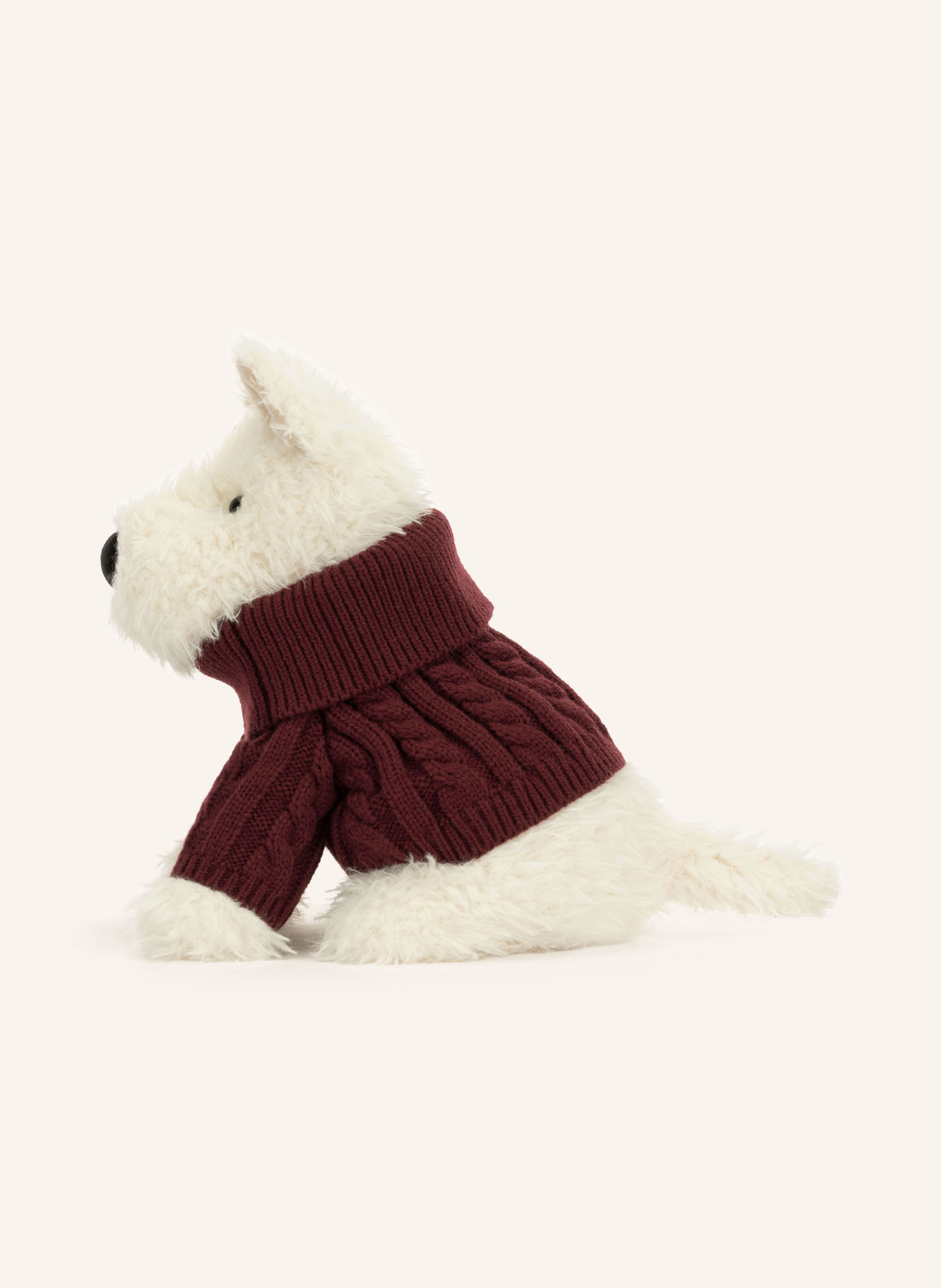 Jellycat Gosedjur MUNRO SCOTTIE: VIT / MÖRKRÖD