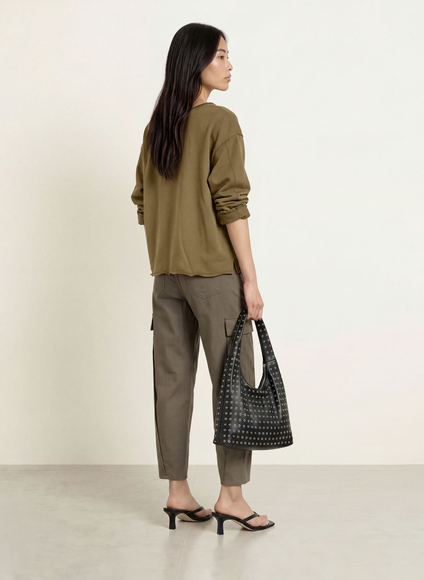 ELIAS RUMELIS Sweatshirt WINIFRI: OLIVE