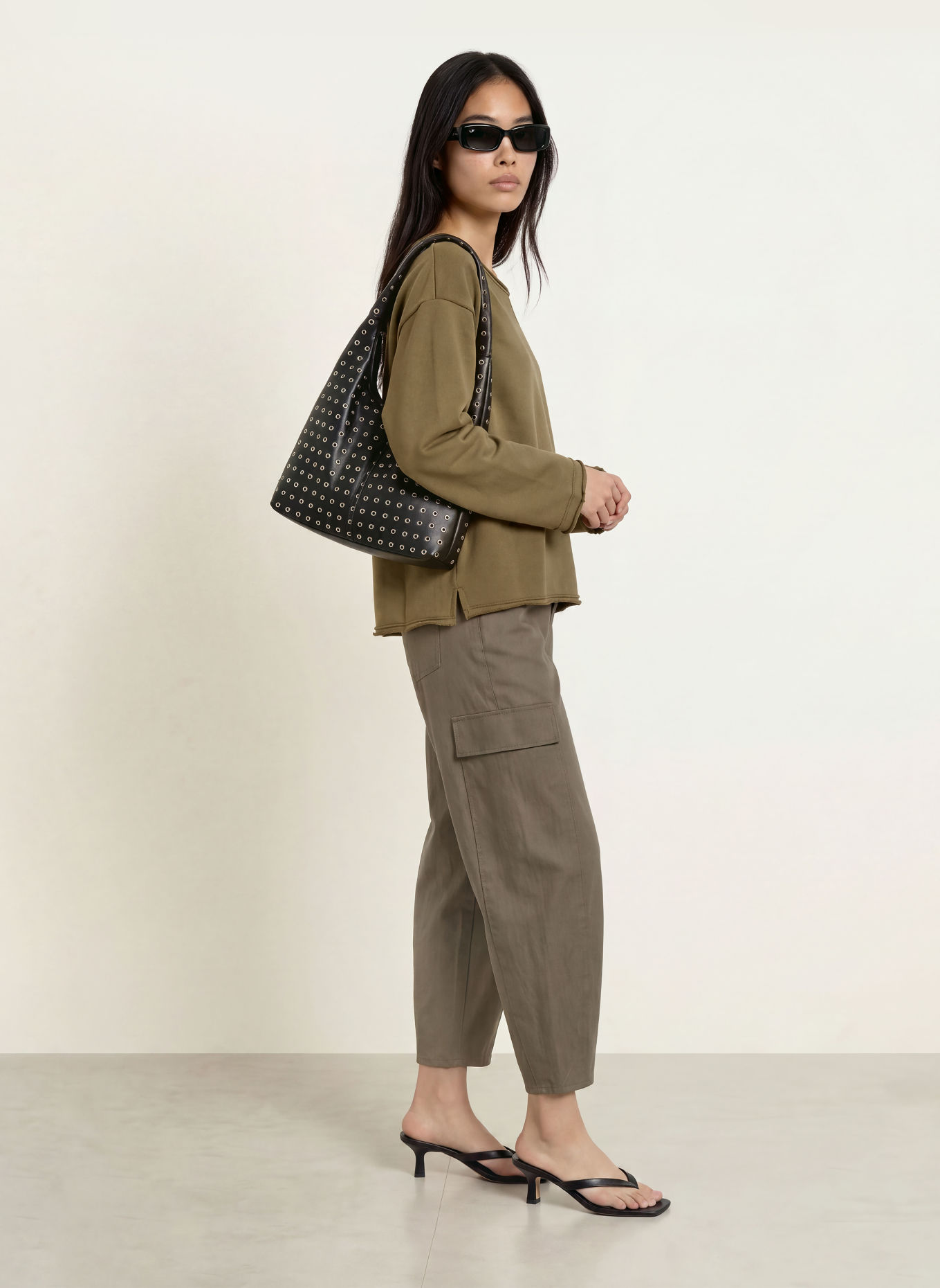 ELIAS RUMELIS Sweatshirt WINIFRI: OLIVE