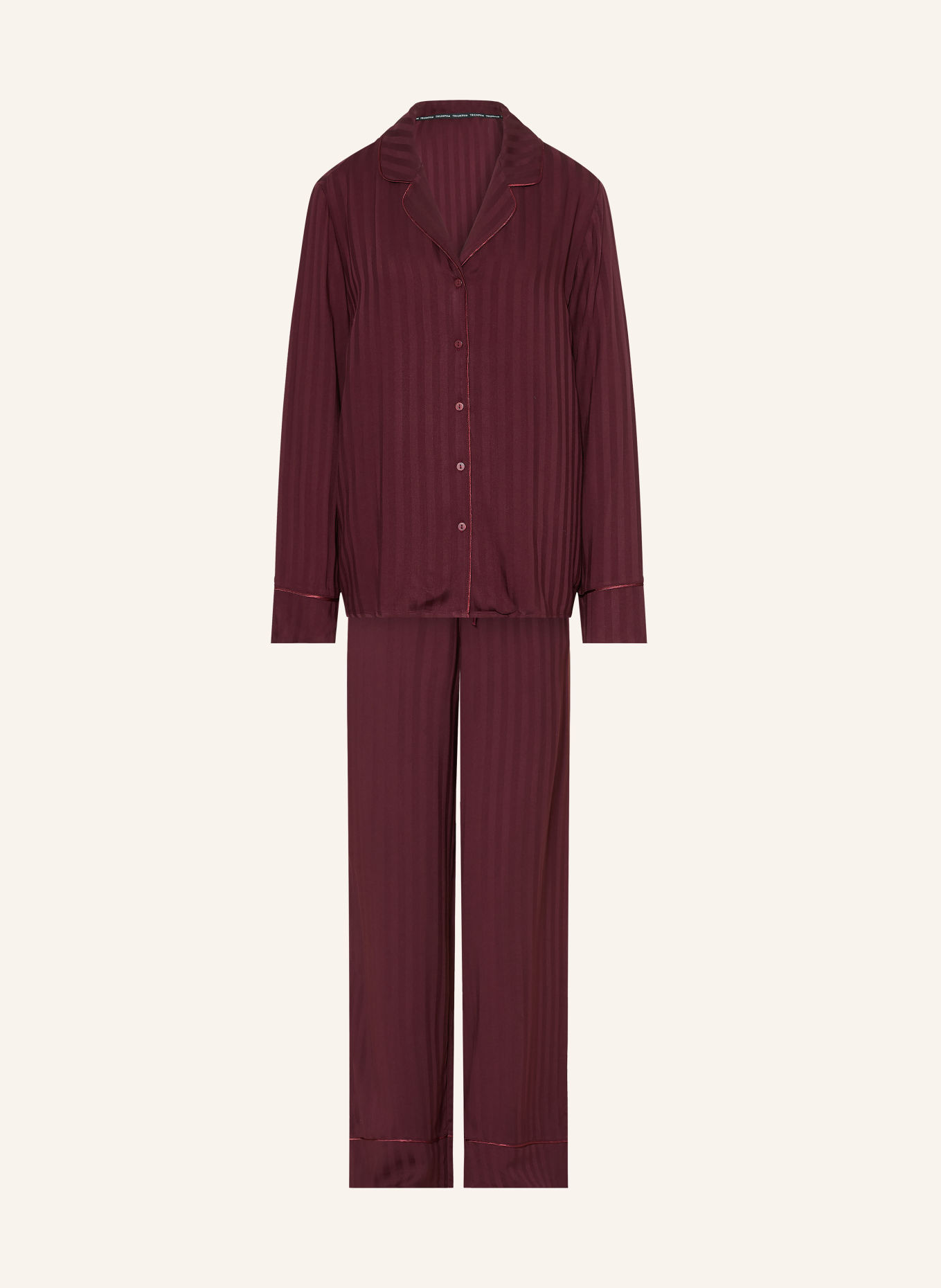 Triumph Pyjama AMOURETTE: DONKERROOD