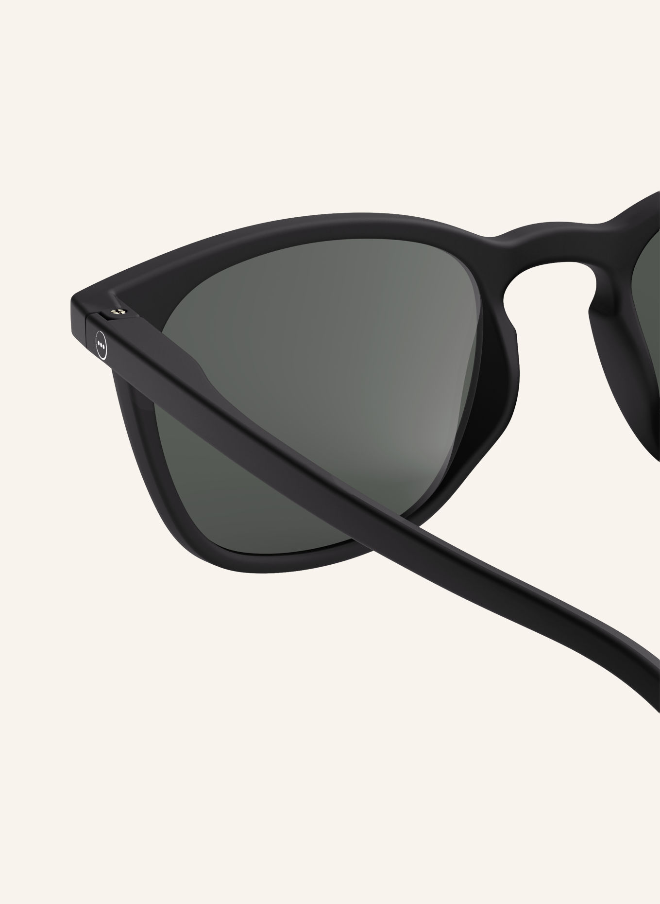 IZIPIZI SUN Sunglasses: BLACK/DARK GRAY POLARIZED