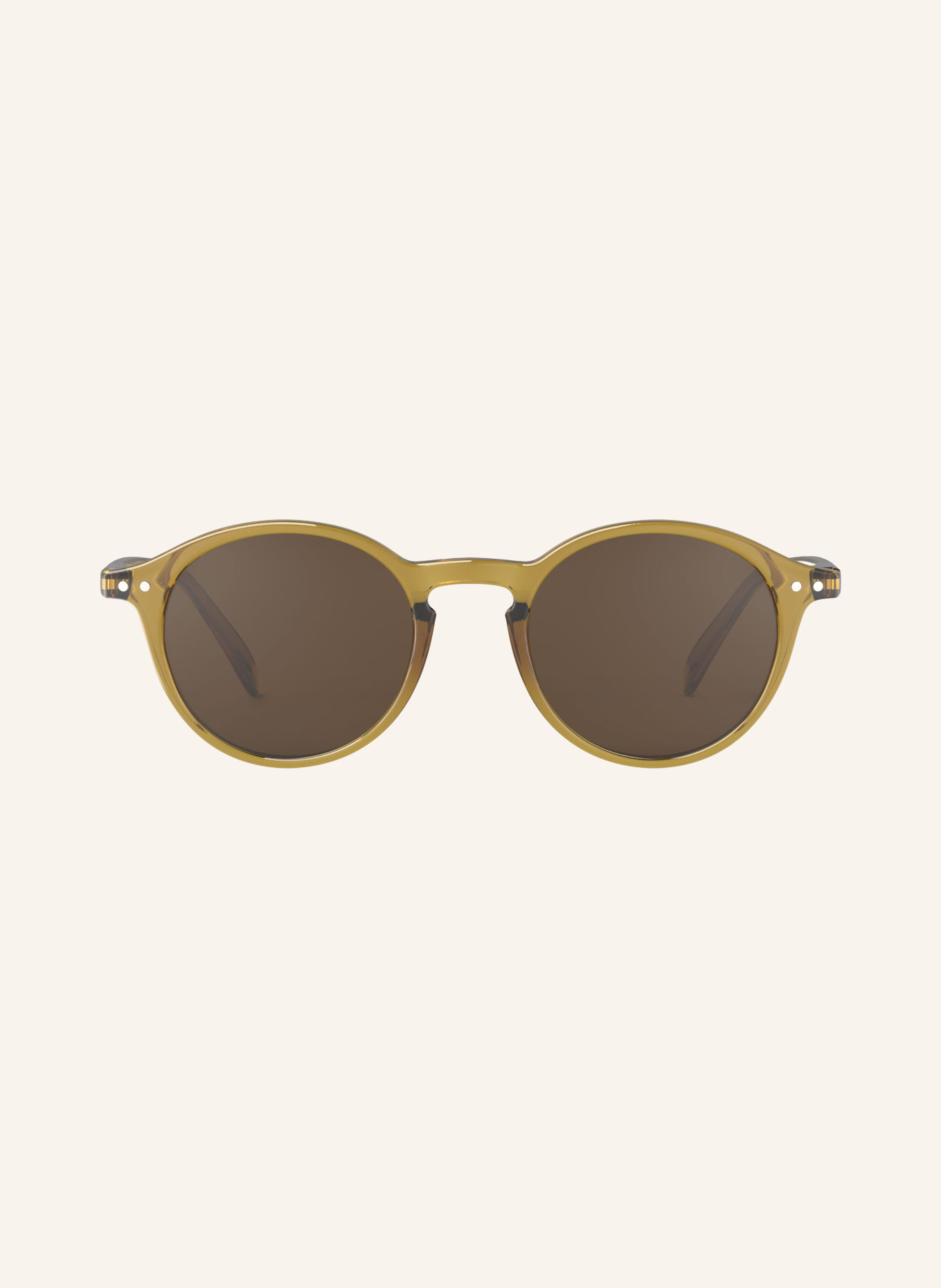 IZIPIZI Solbrille #D: MØRKEGUL/BRUN