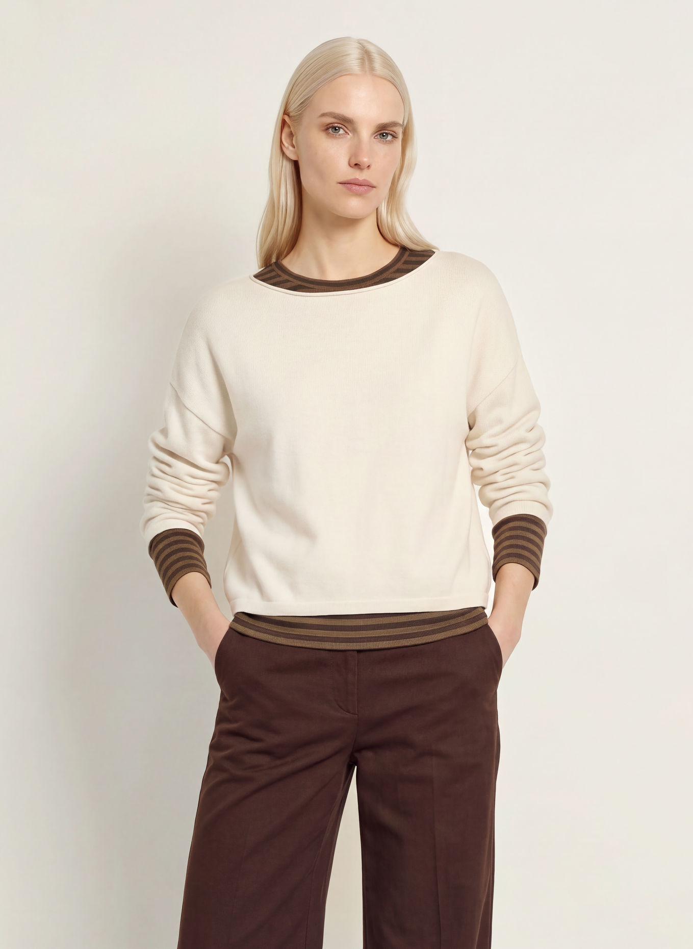 Marc O'Polo Sweater: CREAM