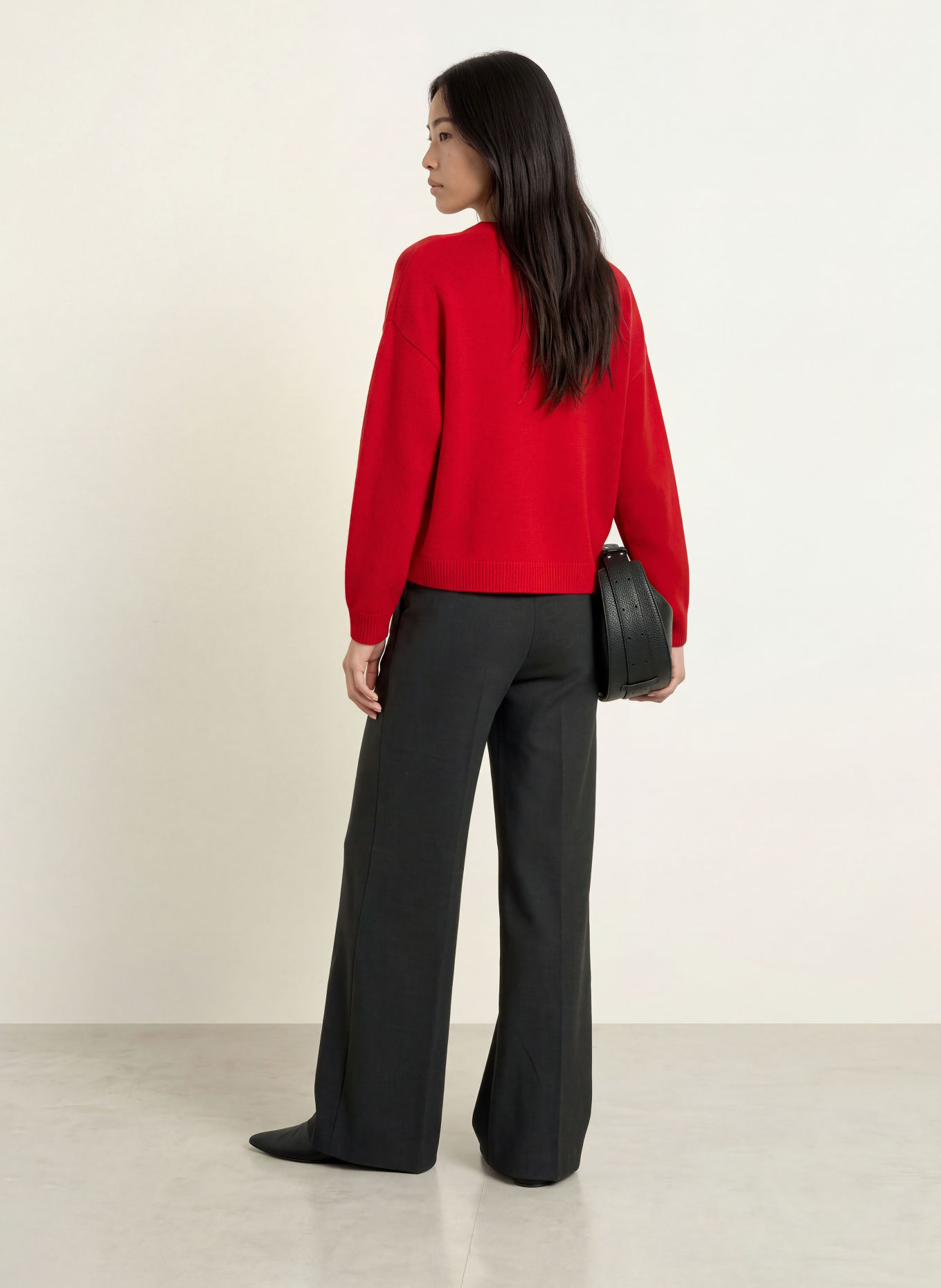 Marc O'Polo Pullover aus Merinowolle: ROT