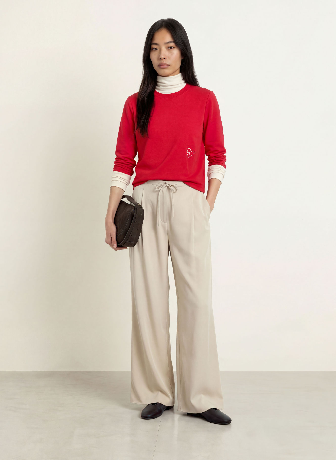 Marc O'Polo Longsleeve: ROT