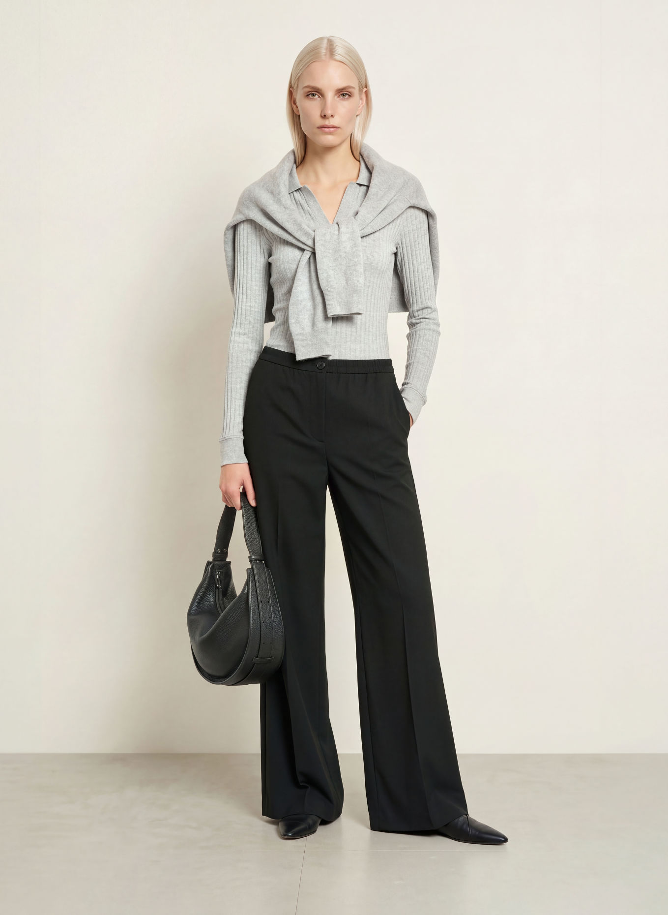 Marc O'Polo Jersey-Poloshirt: GRAU