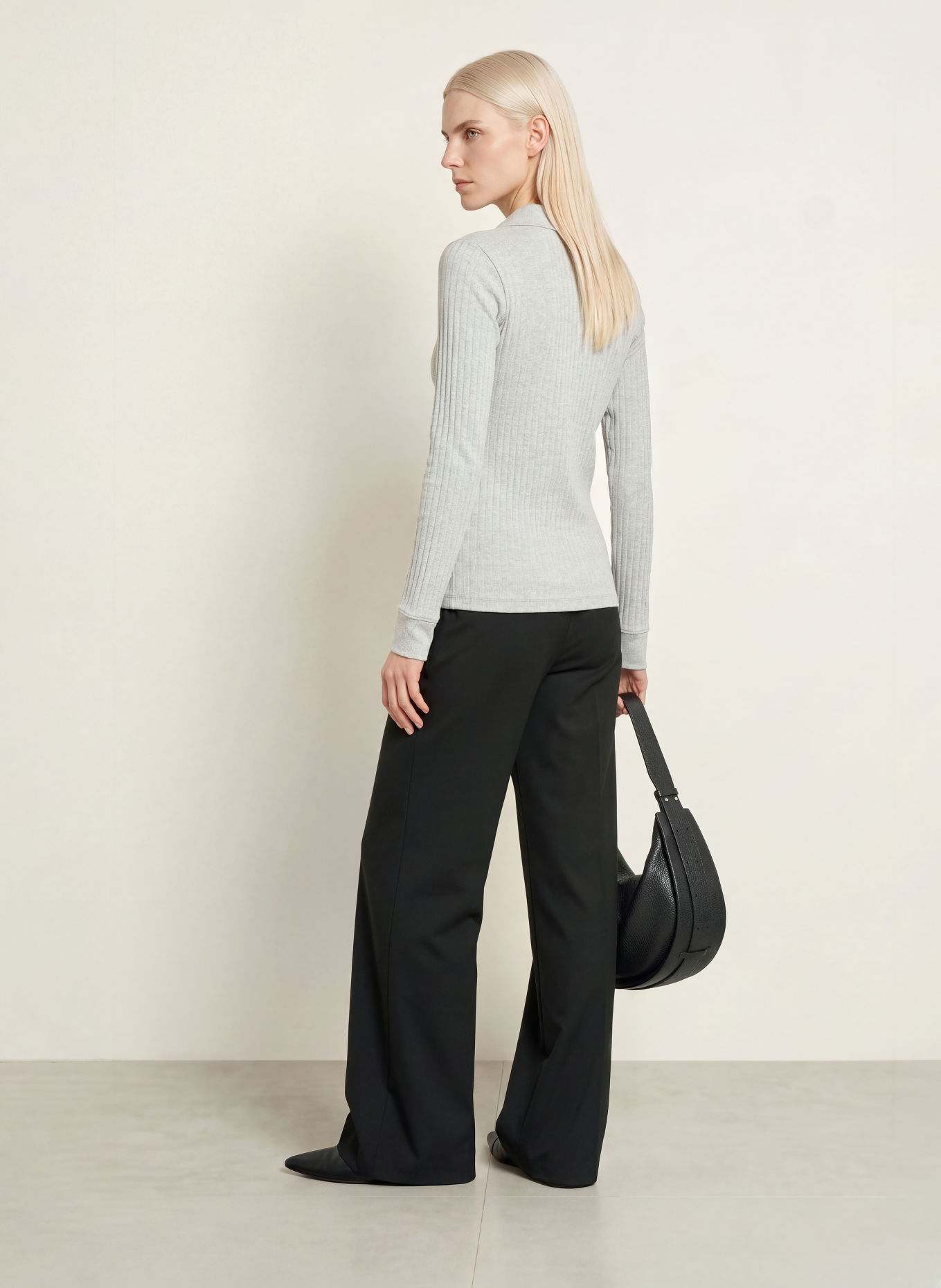 Marc O'Polo Jersey-Poloshirt: GRAU