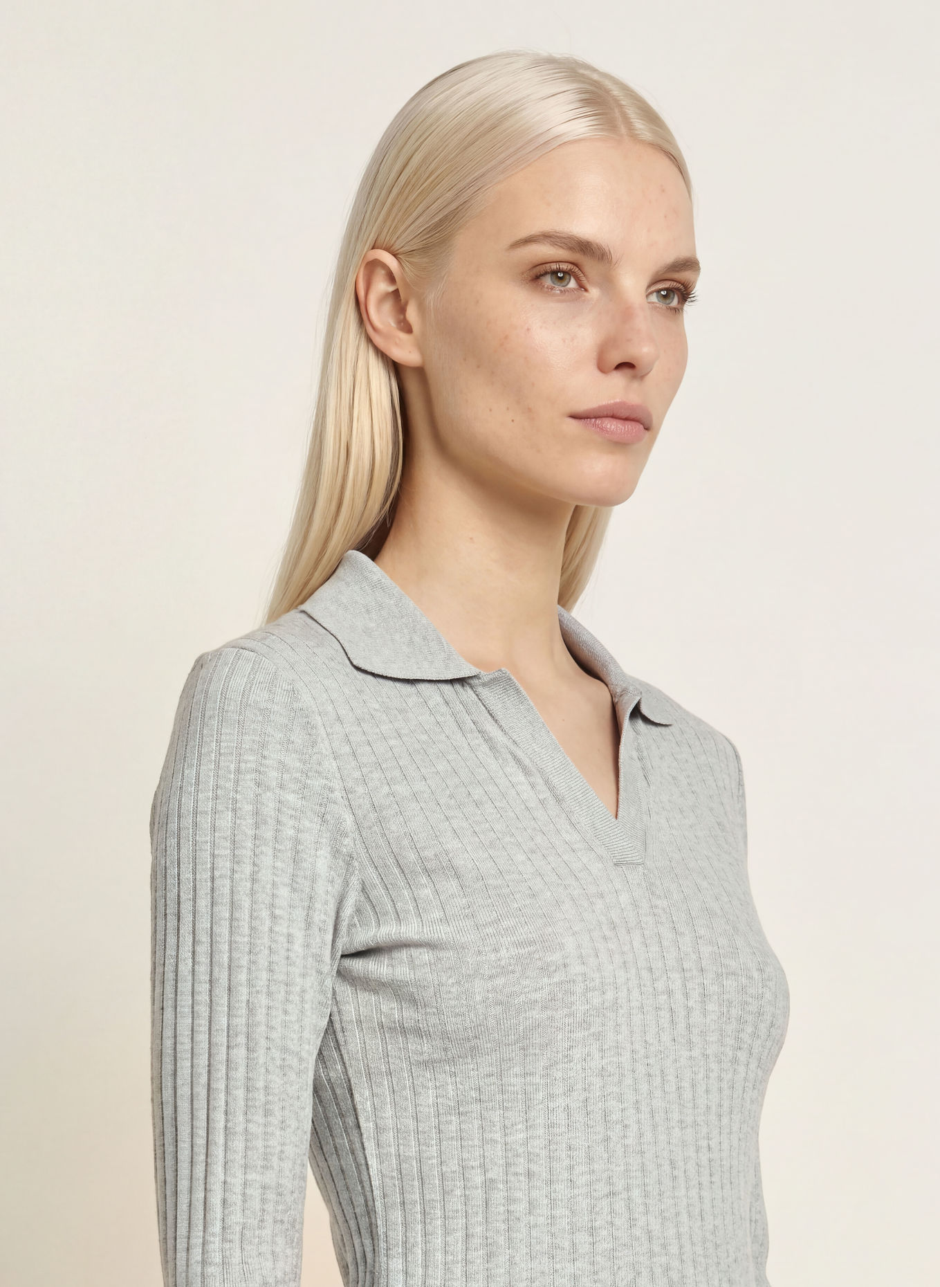 Marc O'Polo Jersey-Poloshirt: GRAU