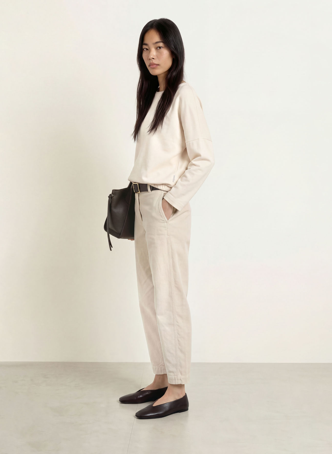 Marc O'Polo Sweatshirt: ECRU