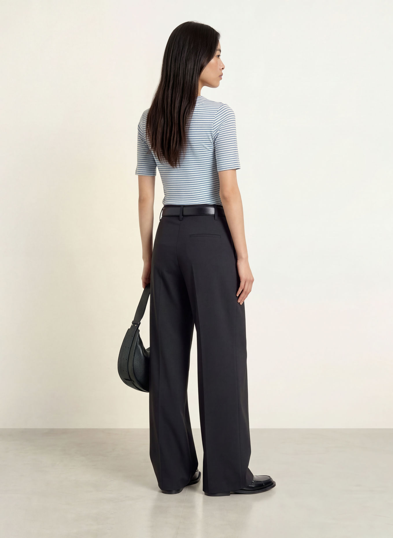 Marc O'Polo Strickshirt: CREME / BLAU
