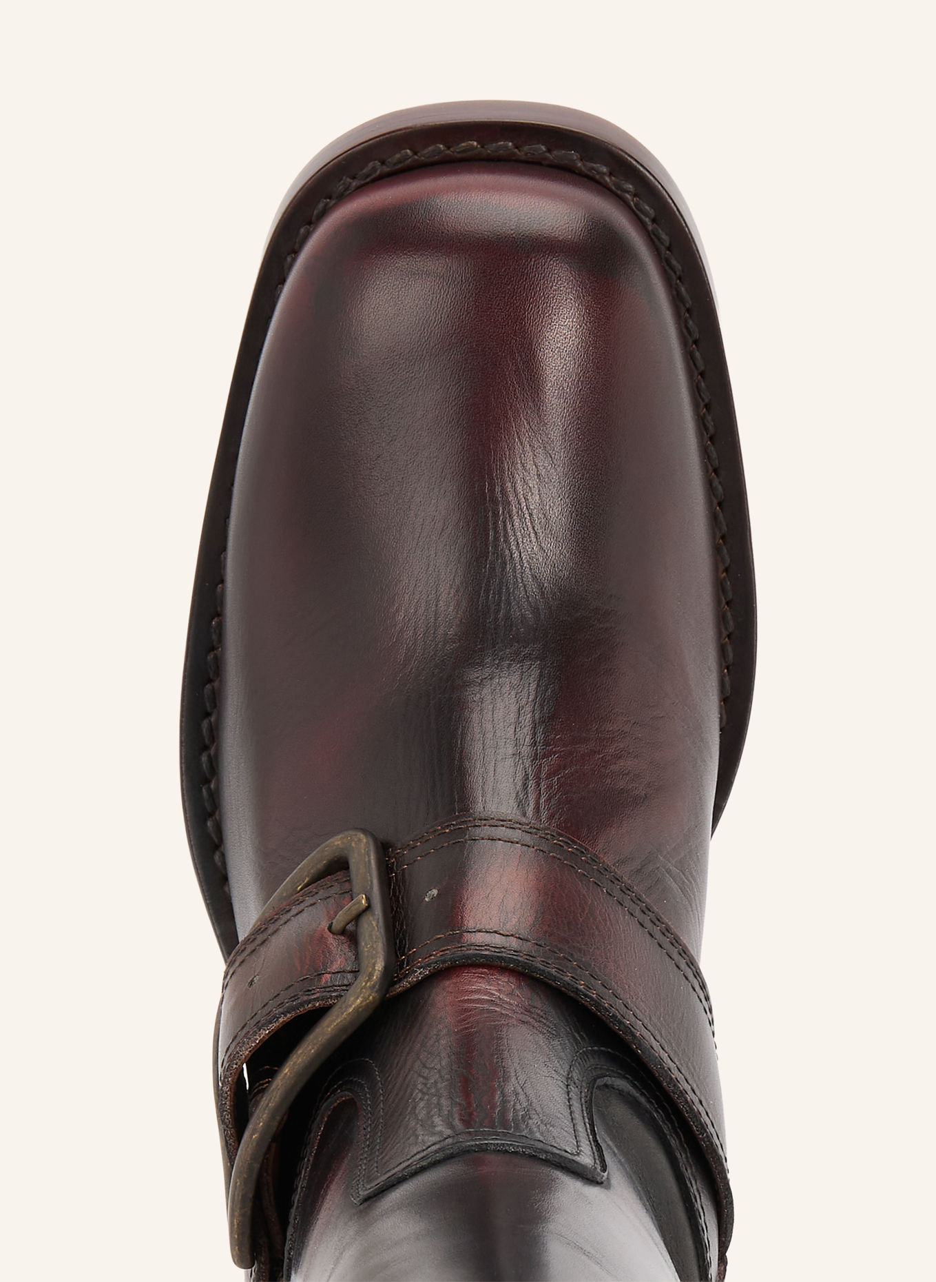 DRIES VAN NOTEN Biker Boots: DUNKELBRAUN