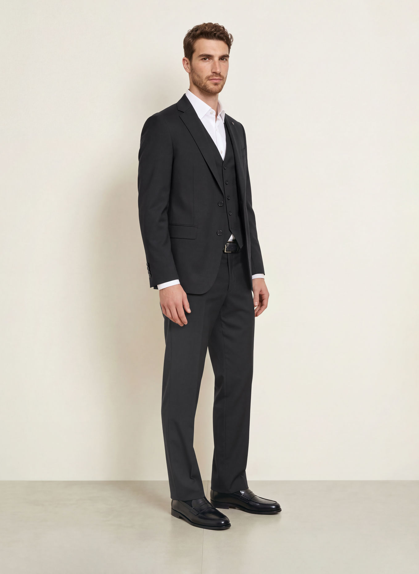 CG - CLUB of GENTS Pantalon CG OLE Relaxed Fit: 90 SCHWARZ