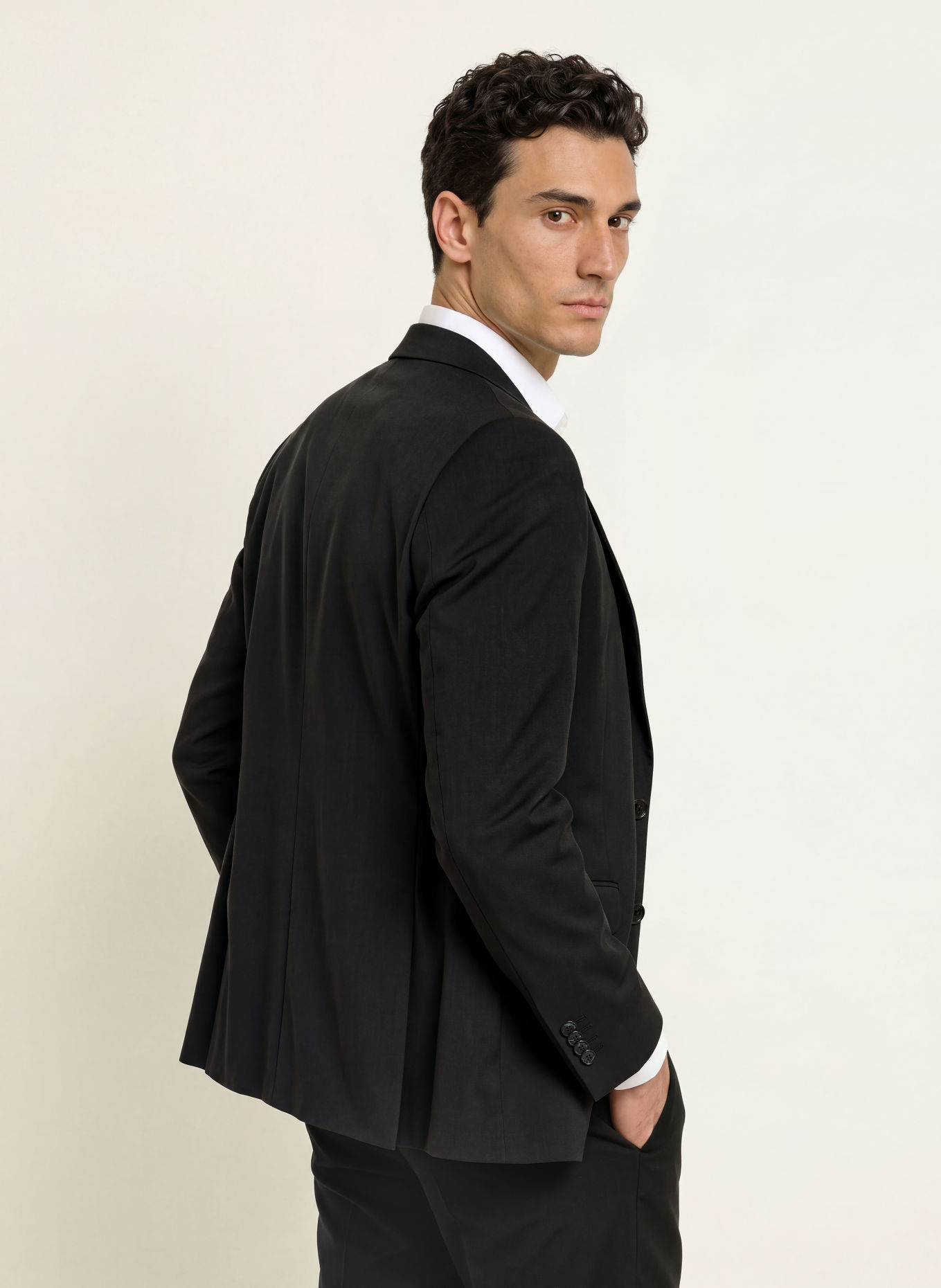 CG - CLUB of GENTS Anzugsakko CG COLVIN Slim Fit: 90 SCHWARZ