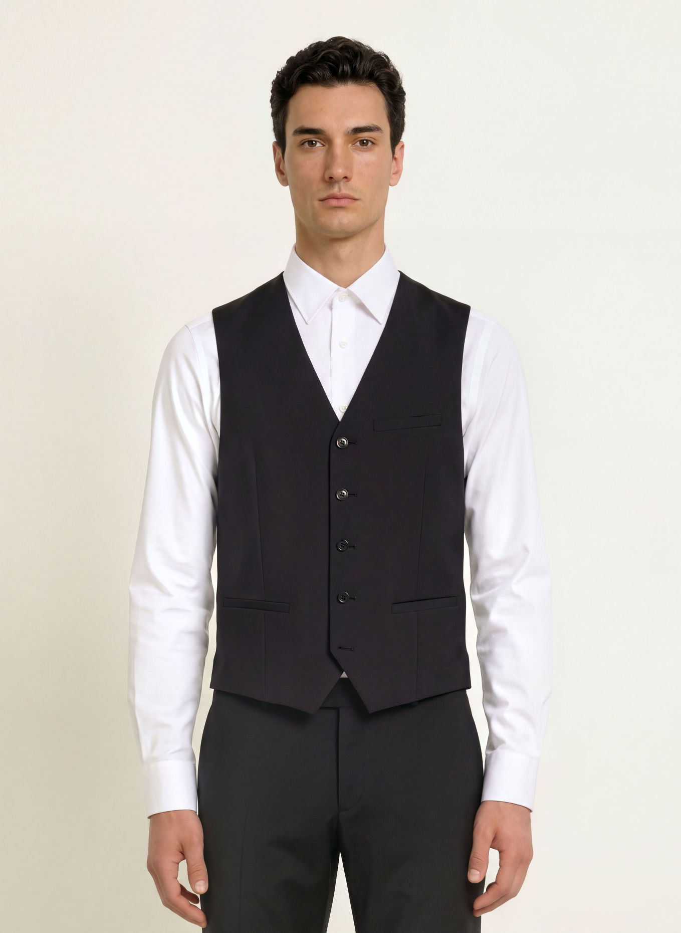CG - CLUB of GENTS Gilet CG MORLEY Slim Fit: 90 SCHWARZ