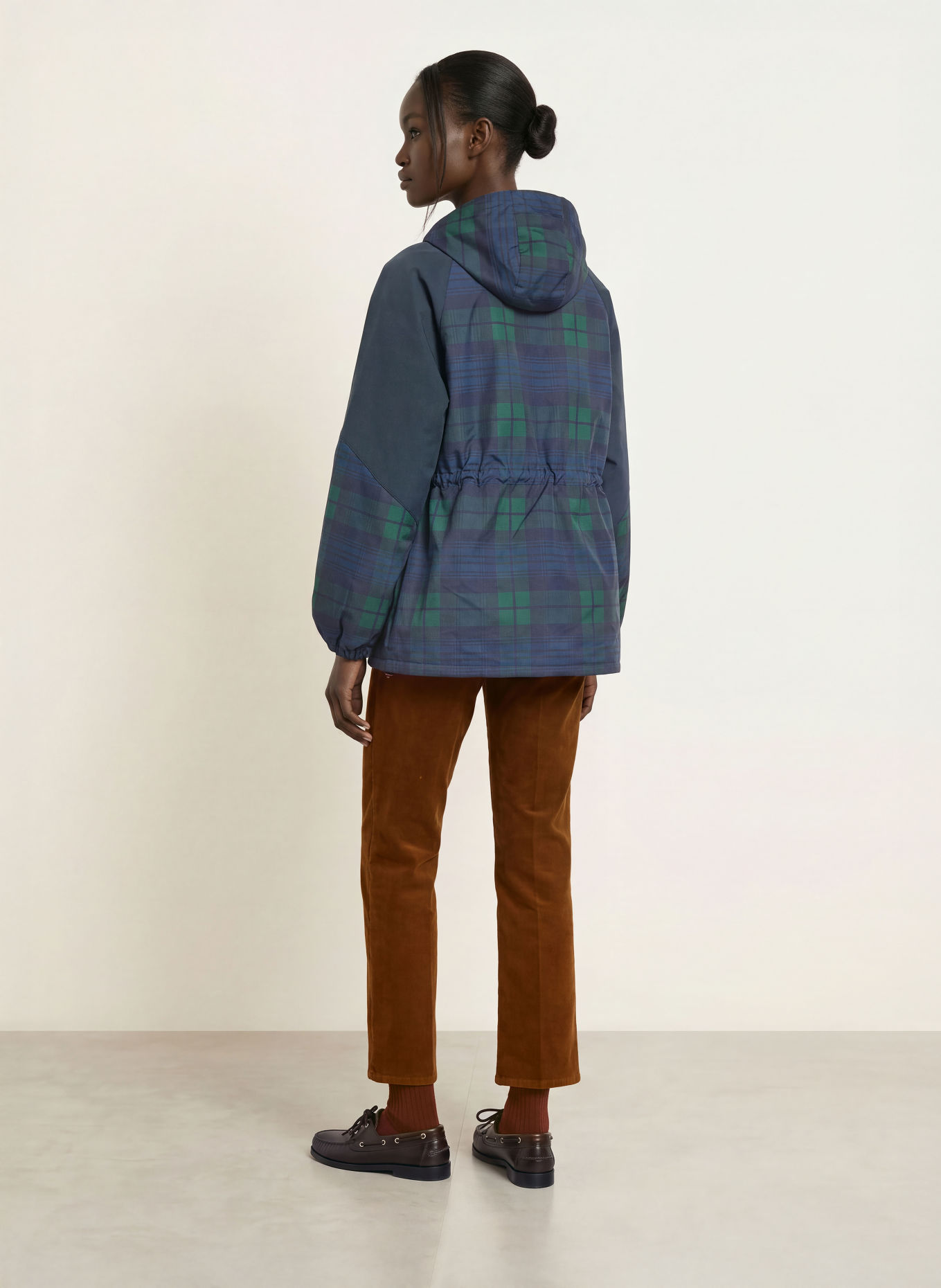 DAMSON MADDER. Jacke LIU: DUNKELBLAU / GRÜN