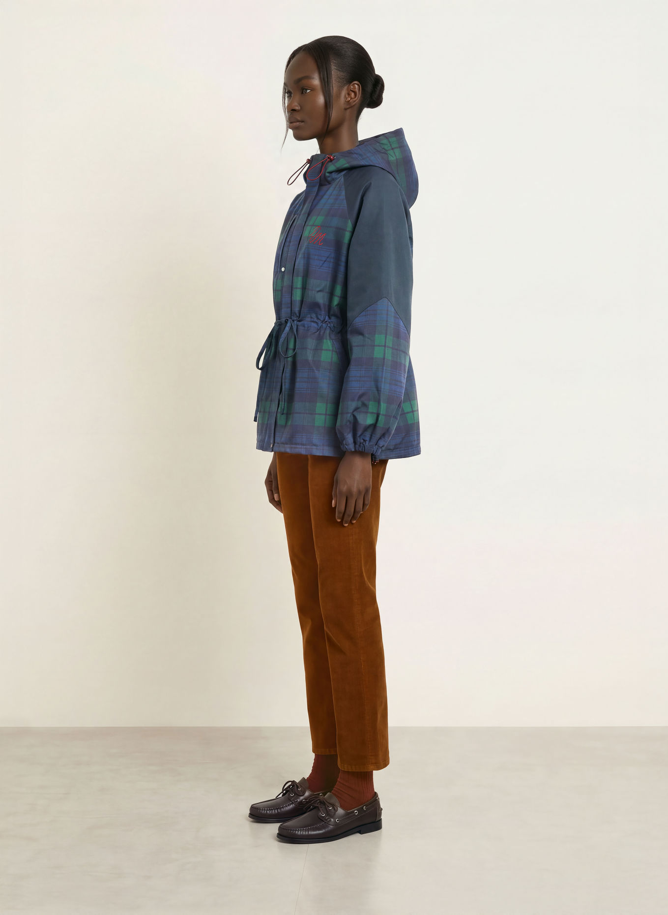 DAMSON MADDER. Jacke LIU: DUNKELBLAU / GRÜN
