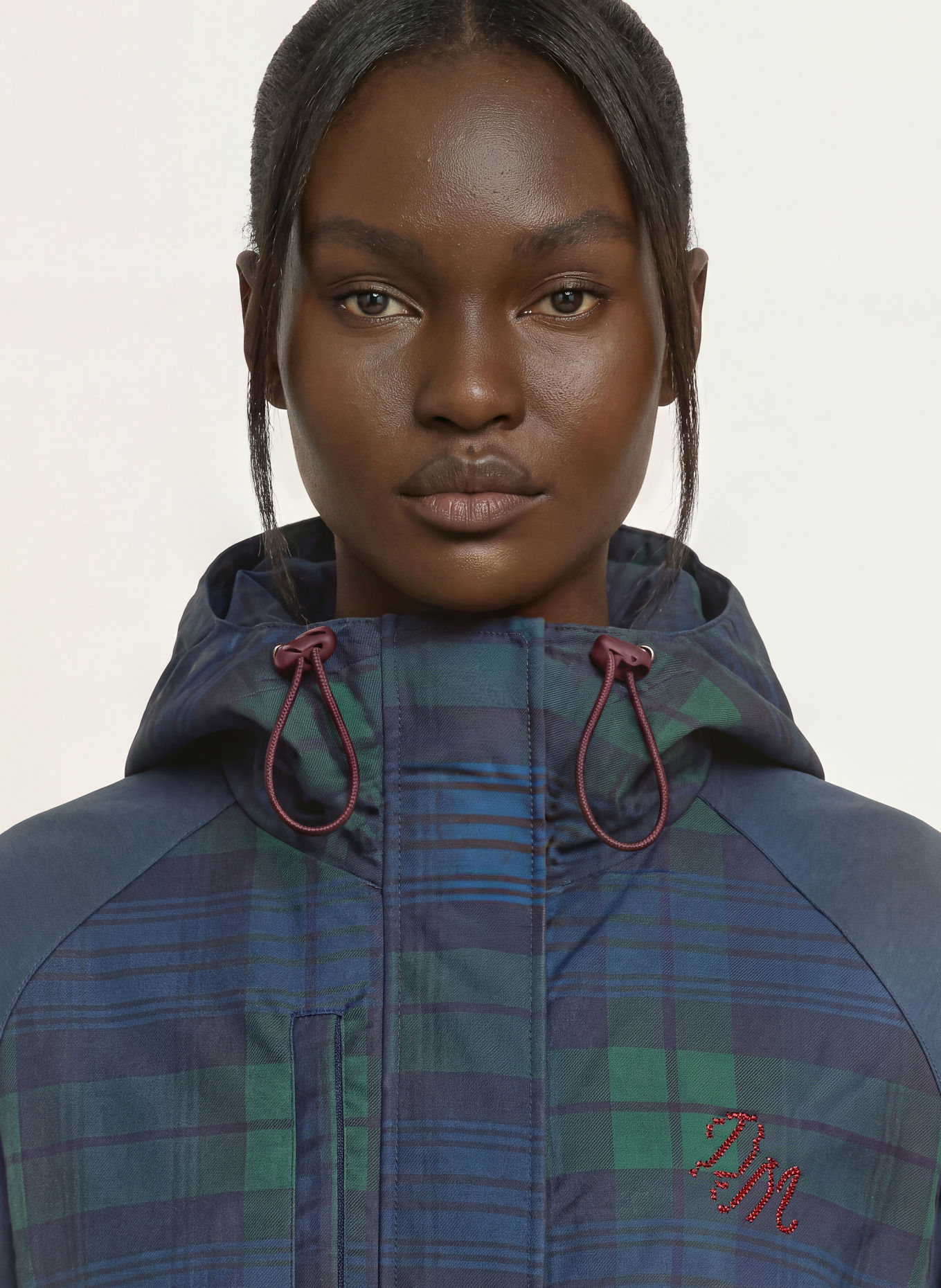 DAMSON MADDER. Jacke LIU: DUNKELBLAU / GRÜN