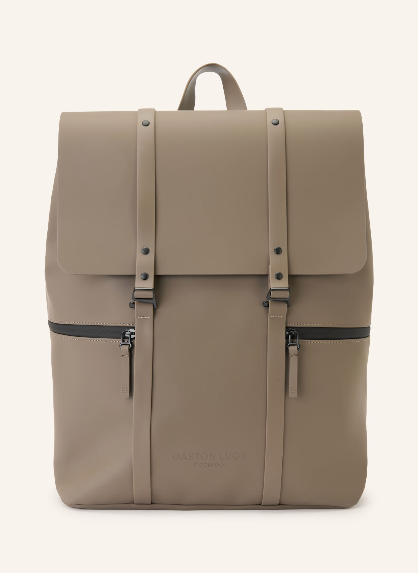 GASTON LUGA SPLÄSH 20-liter Backpack with laptop compartment: BROWN / BLACK