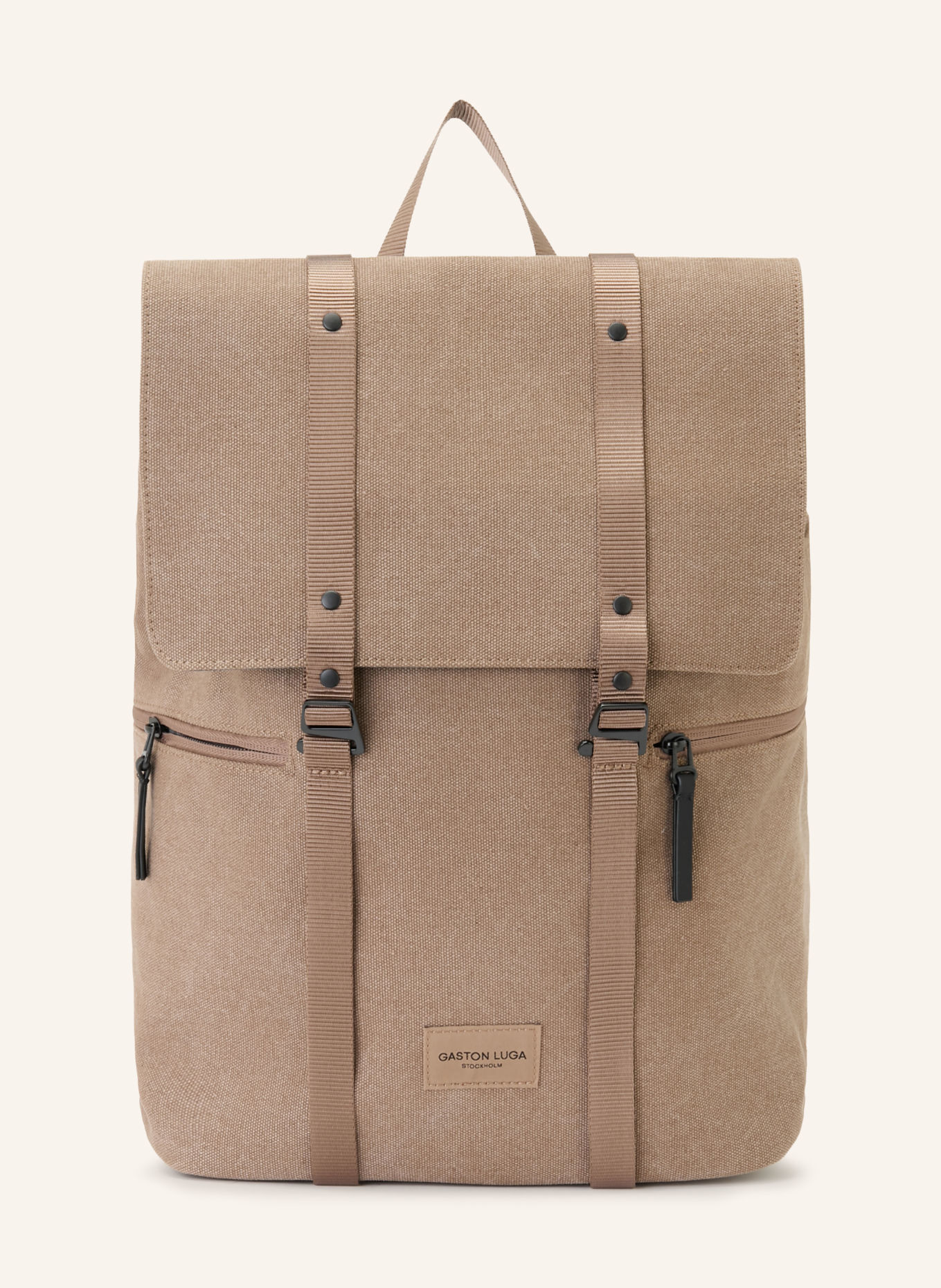 GASTON LUGA SPLÄSH 2.0 14-liter Backpack with laptop compartment: BROWN / BLACK