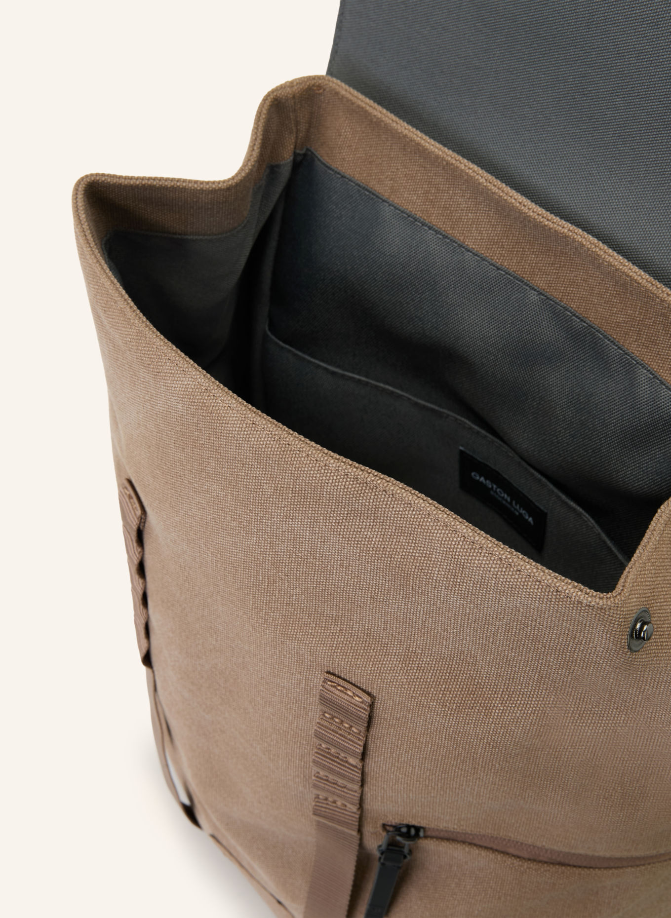 GASTON LUGA SPLÄSH 2.0 14-liter Backpack with laptop compartment: BROWN / BLACK