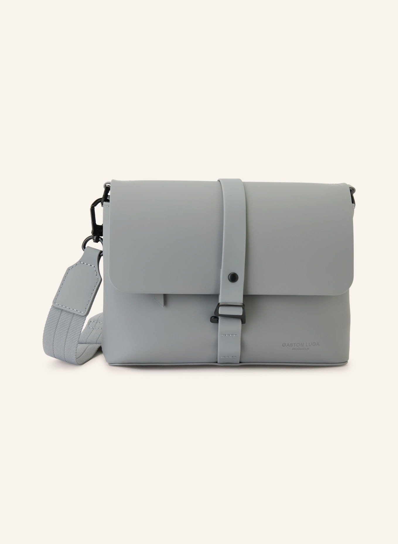 GASTON LUGA Sac à bandoulière SPLÄSH: GRIS / NOIR