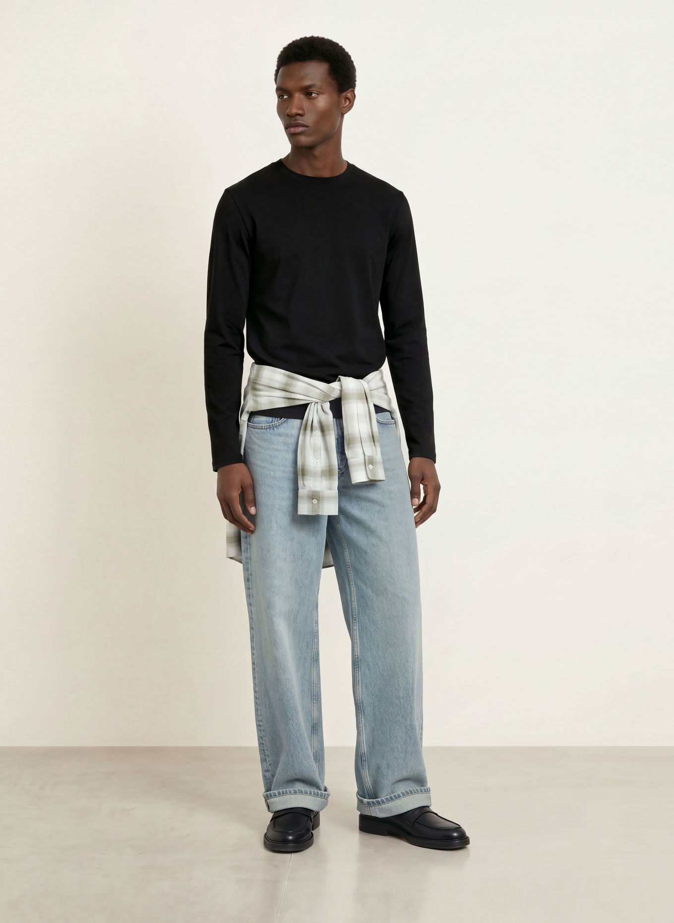 ARKET Longsleeve: ZWART