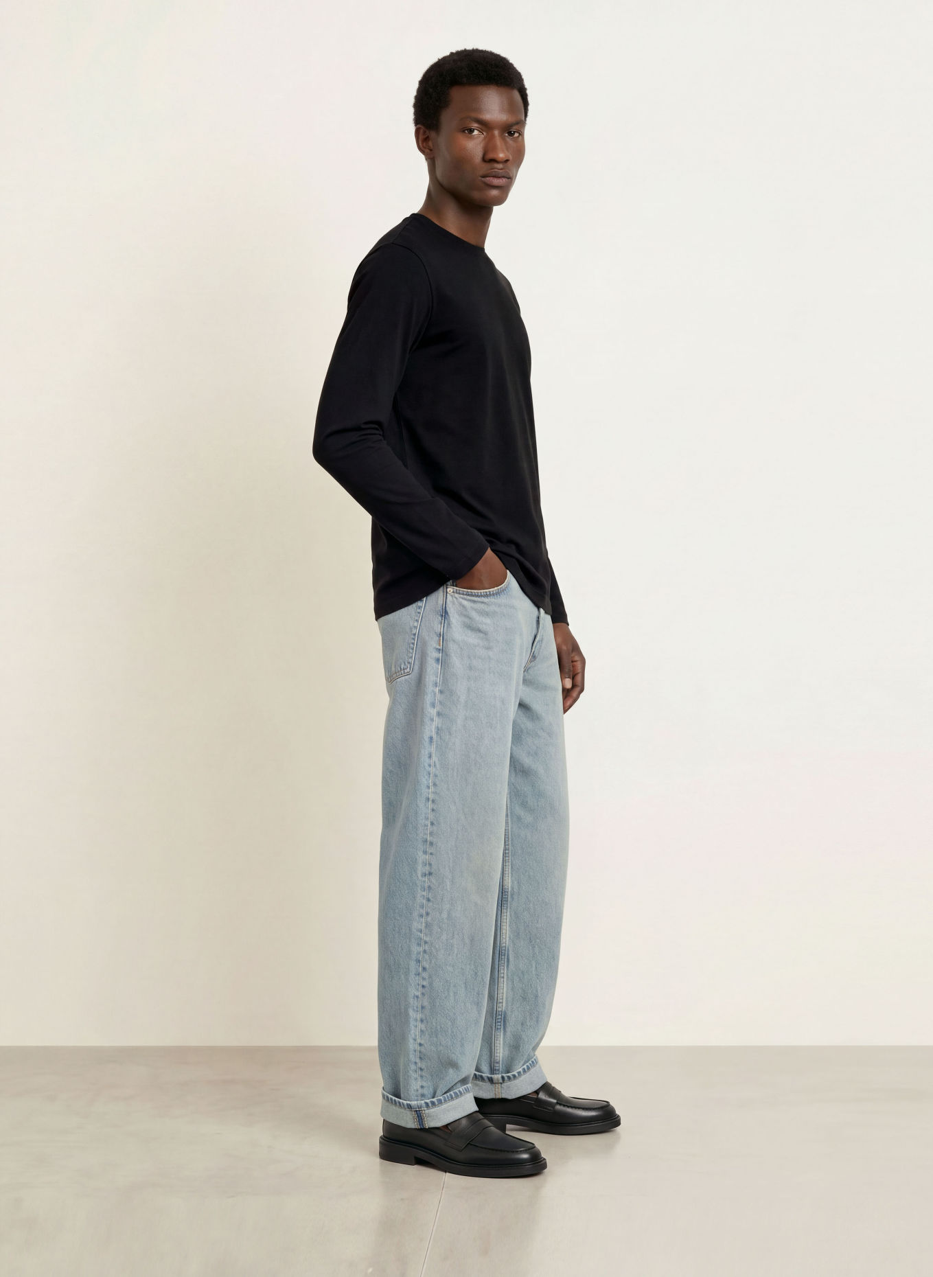 ARKET Longsleeve: ZWART