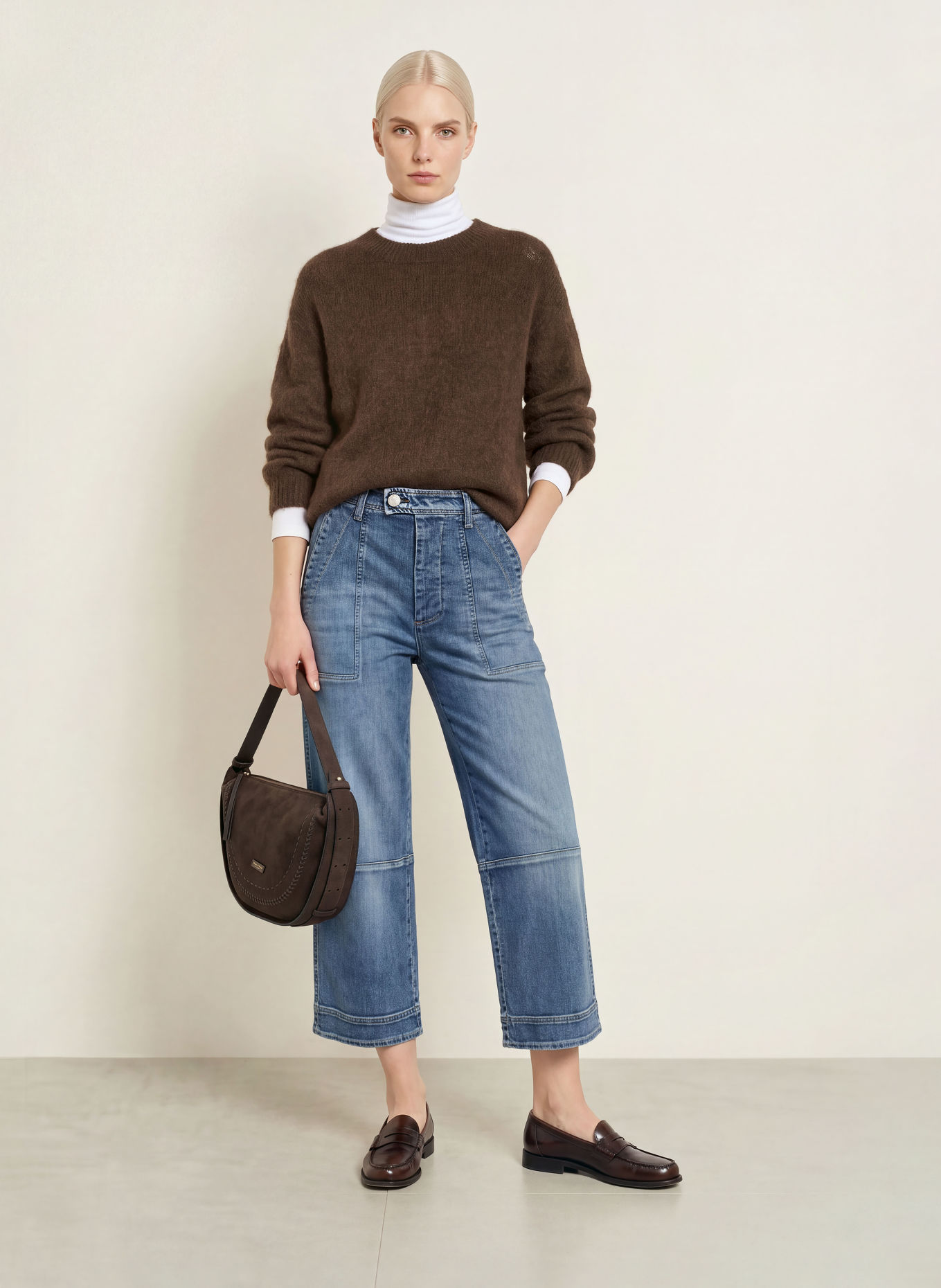 Herrlicher Cropped jeans SOUL: 789 naval