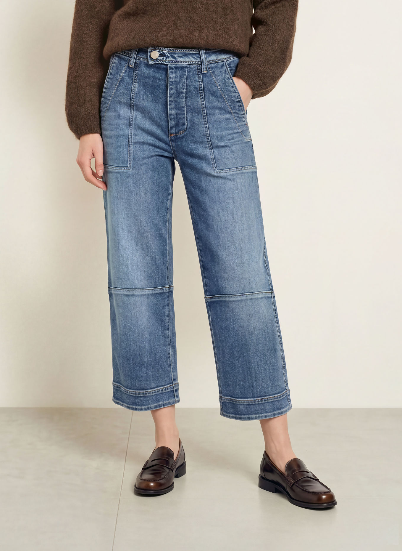 Herrlicher Cropped jeans SOUL: 789 naval