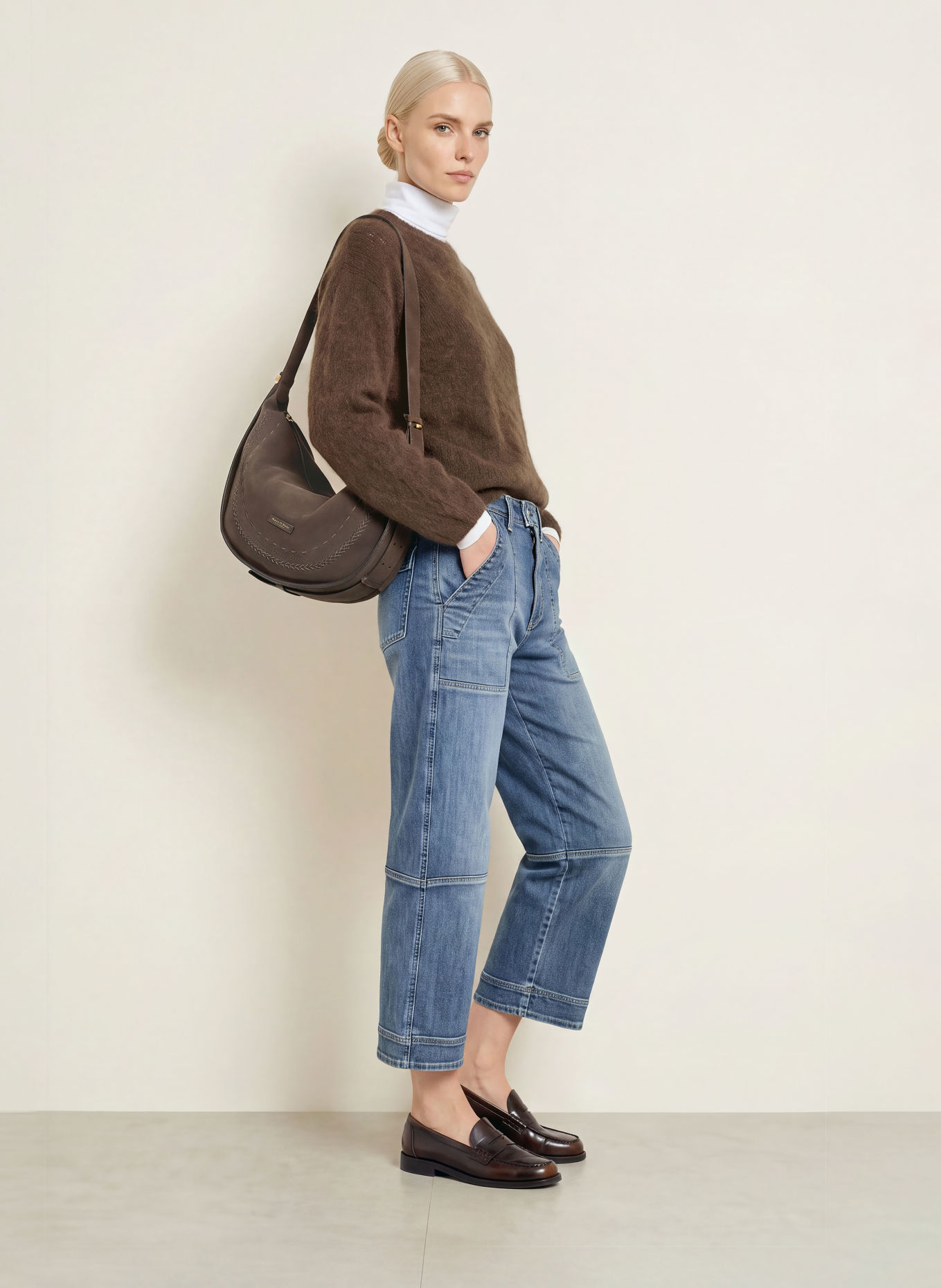 Herrlicher Cropped jeans SOUL: 789 naval