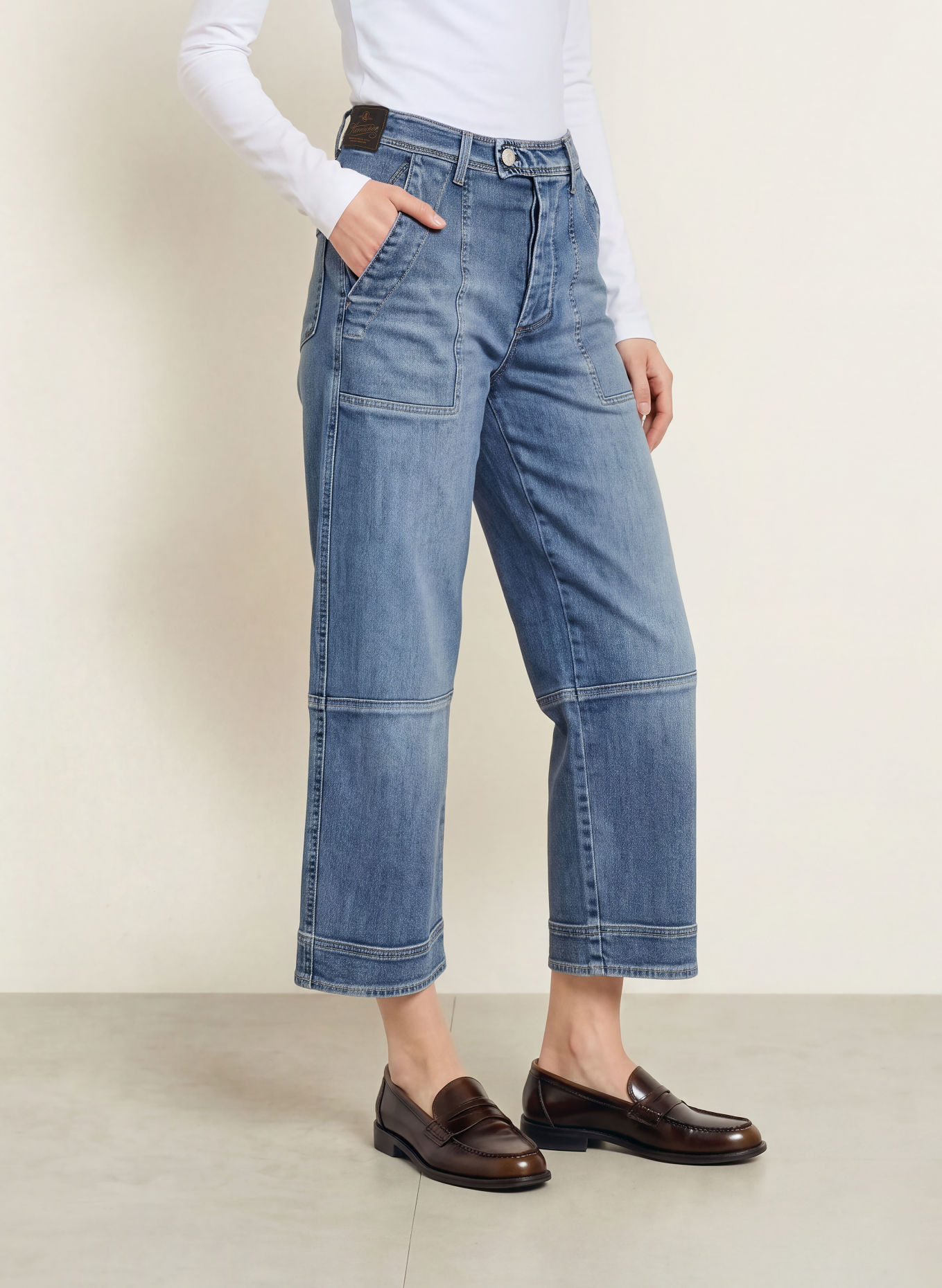 Herrlicher Cropped jeans SOUL: 789 naval