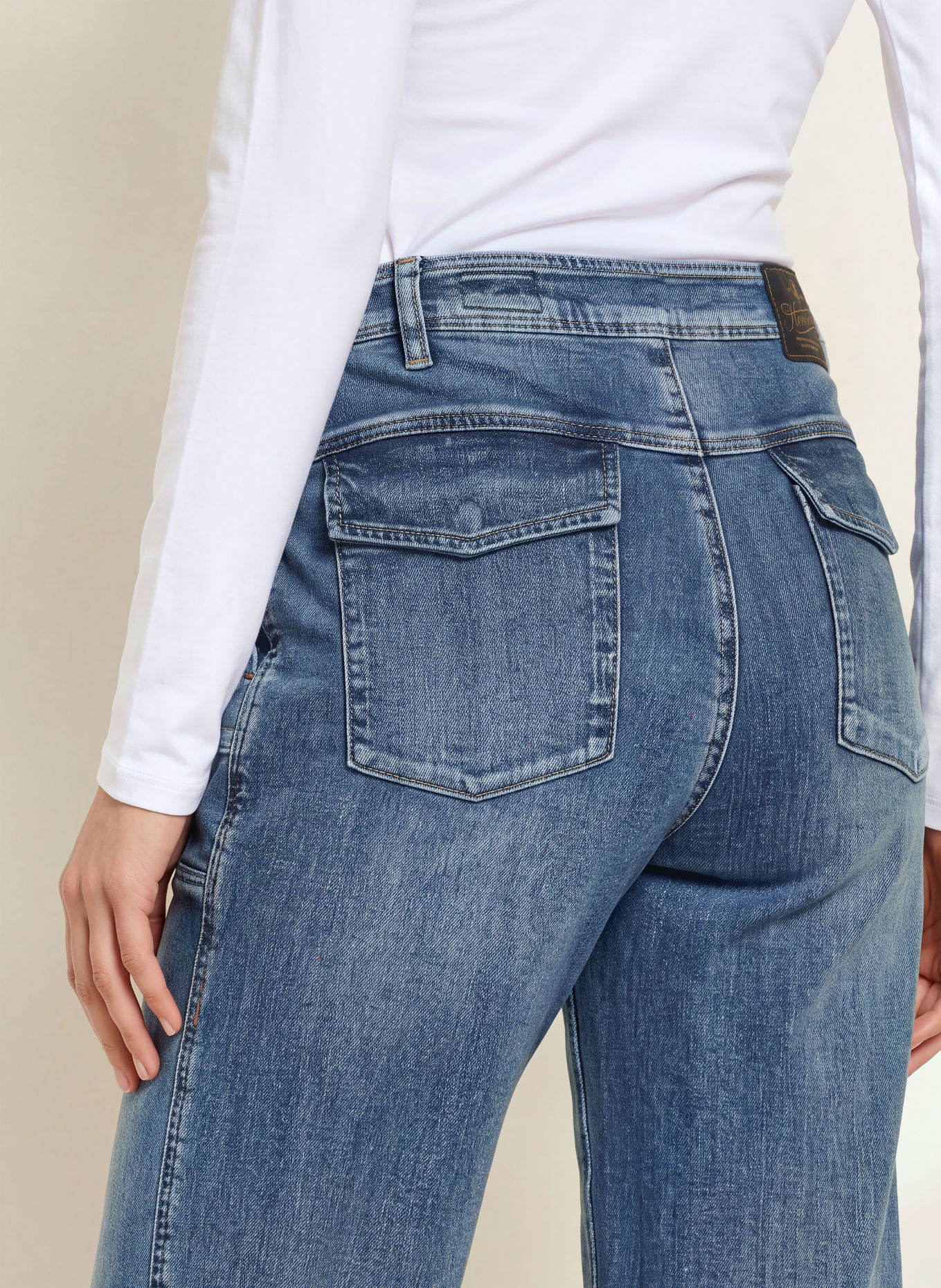 Herrlicher Cropped jeans SOUL: 789 naval