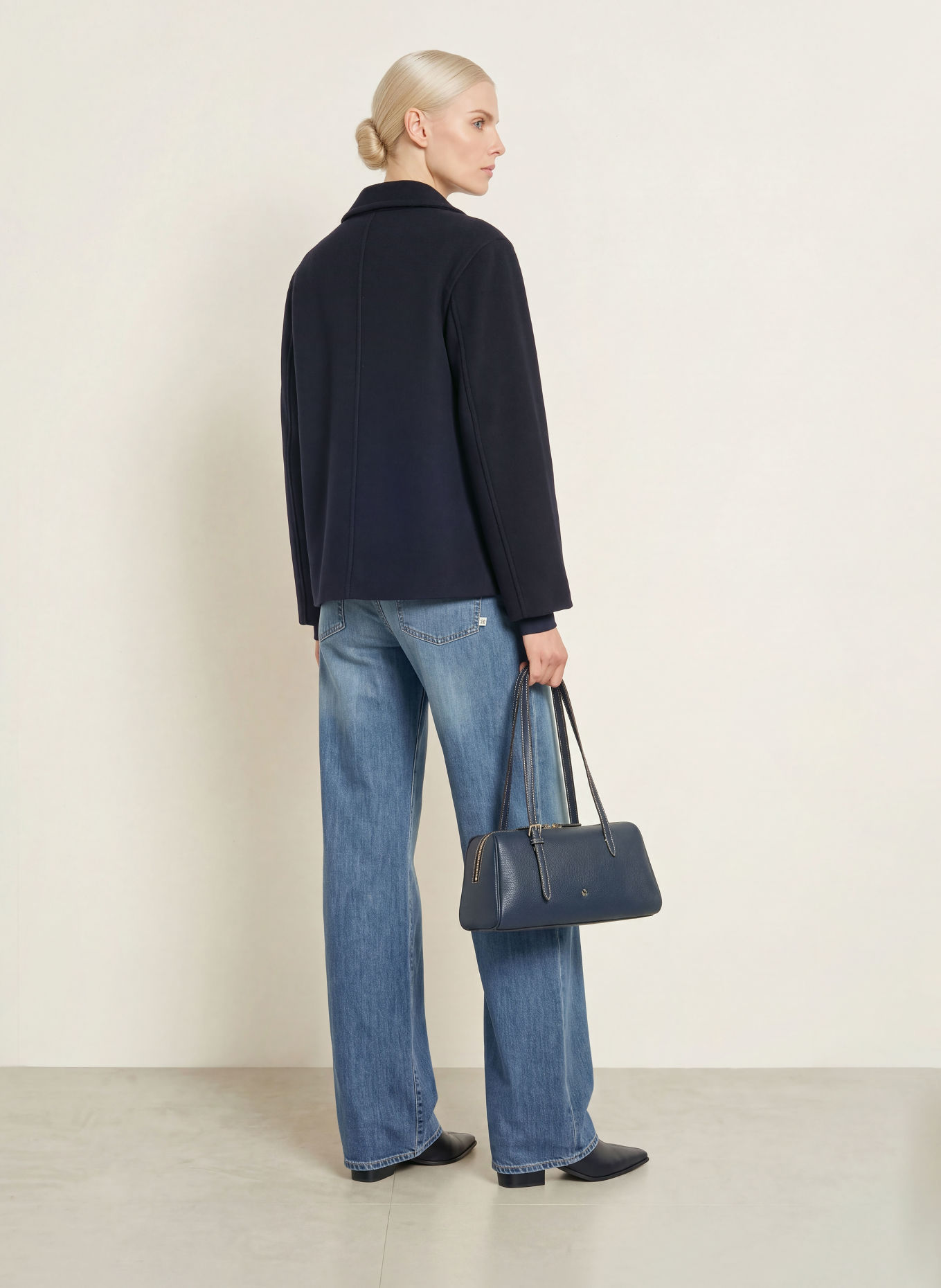 Herrlicher Flared jeans MÄZE: 032 navy blue