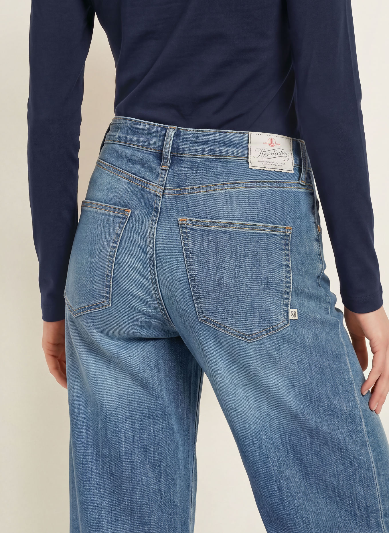 Herrlicher Flared jeans MÄZE: 032 navy blue