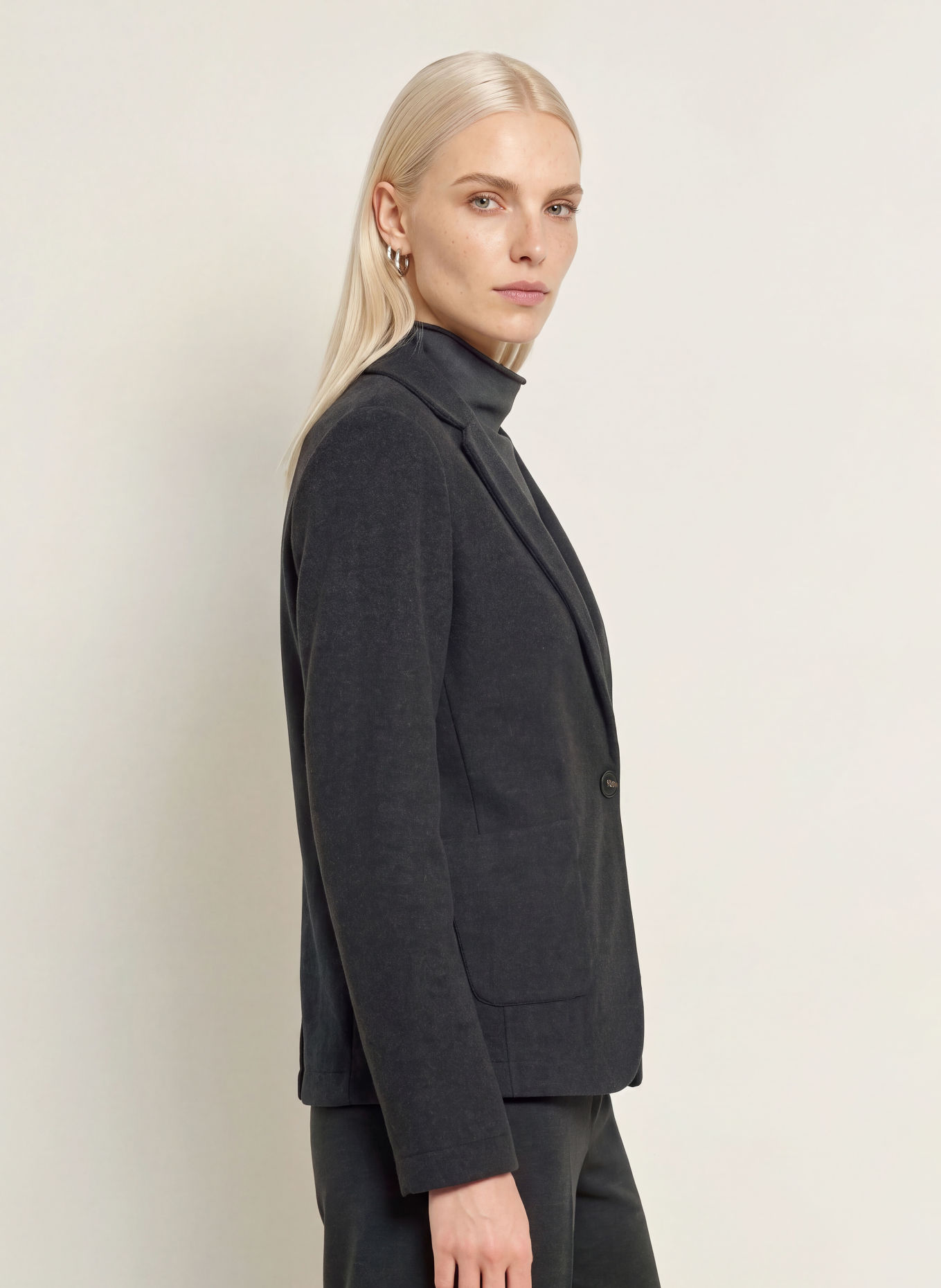Marc O'Polo Blazer en jersey: GRIS FONCÉ