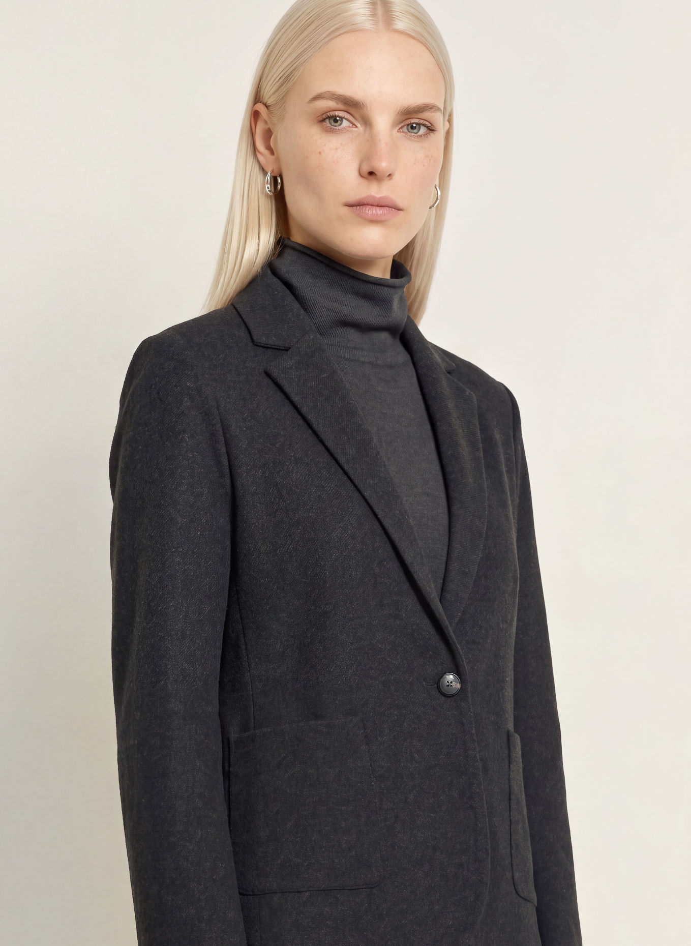 Marc O'Polo Blazer en jersey: GRIS FONCÉ