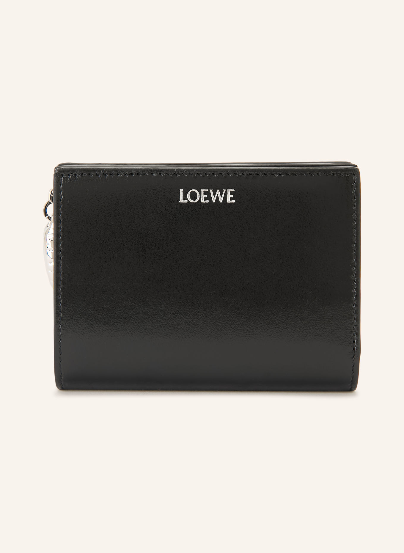 LOEWE Geldbörse CLAW: SCHWARZ / SILBER