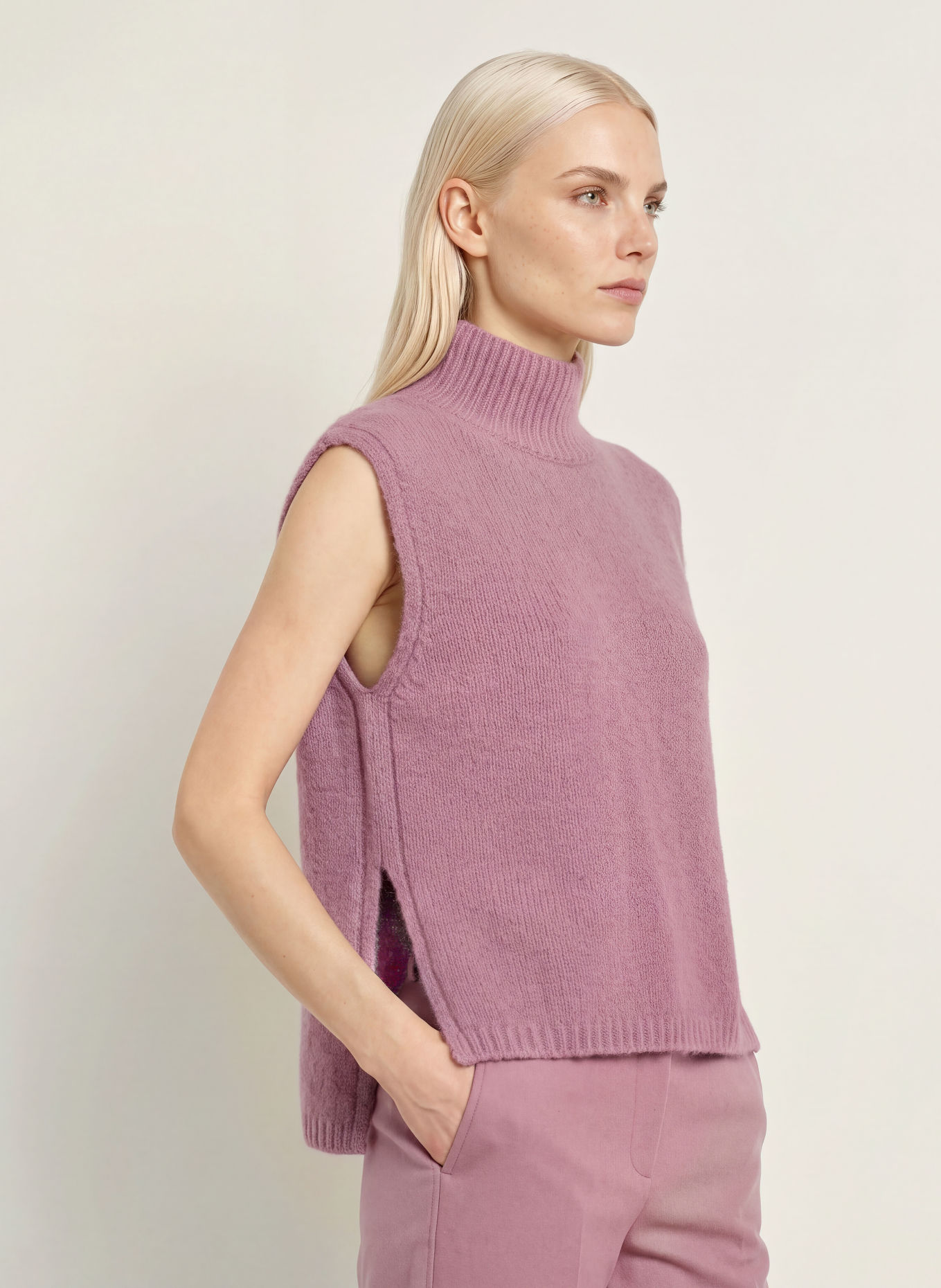 Marc O'Polo Sweater vest: LIGHT PURPLE