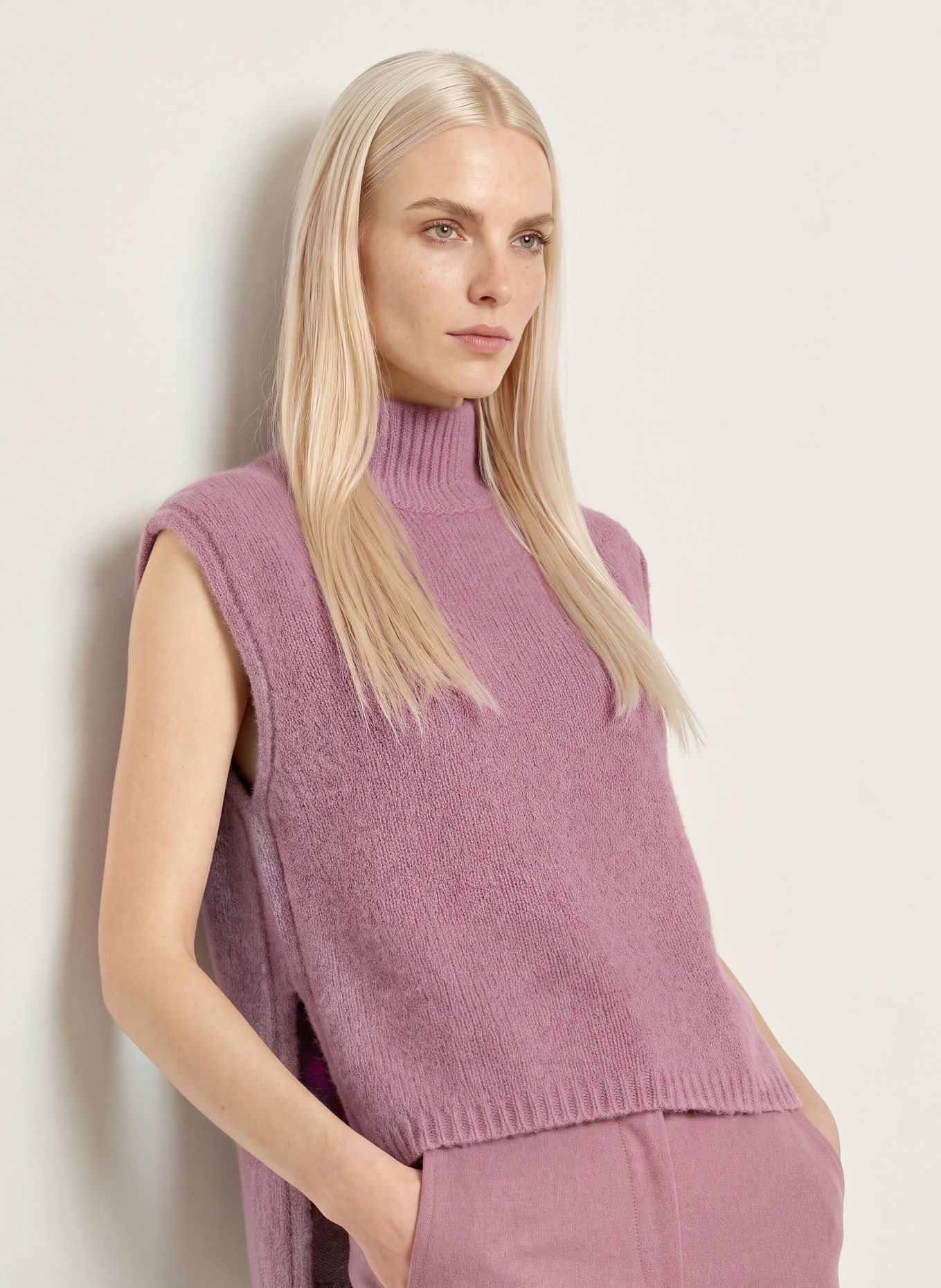 Marc O'Polo Sweater vest: LIGHT PURPLE