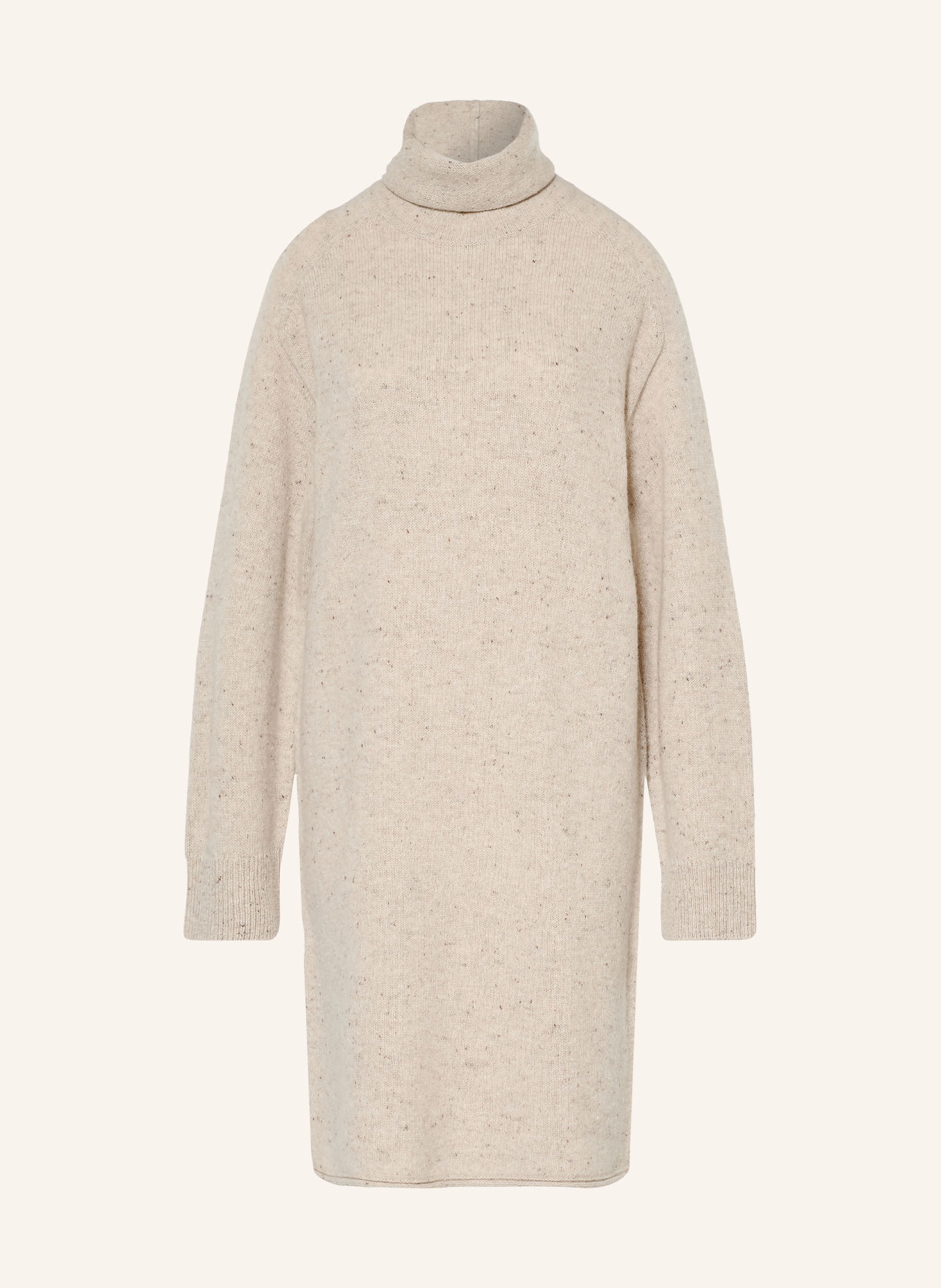 Marc O'Polo Strickkleid: CREME / BRAUN