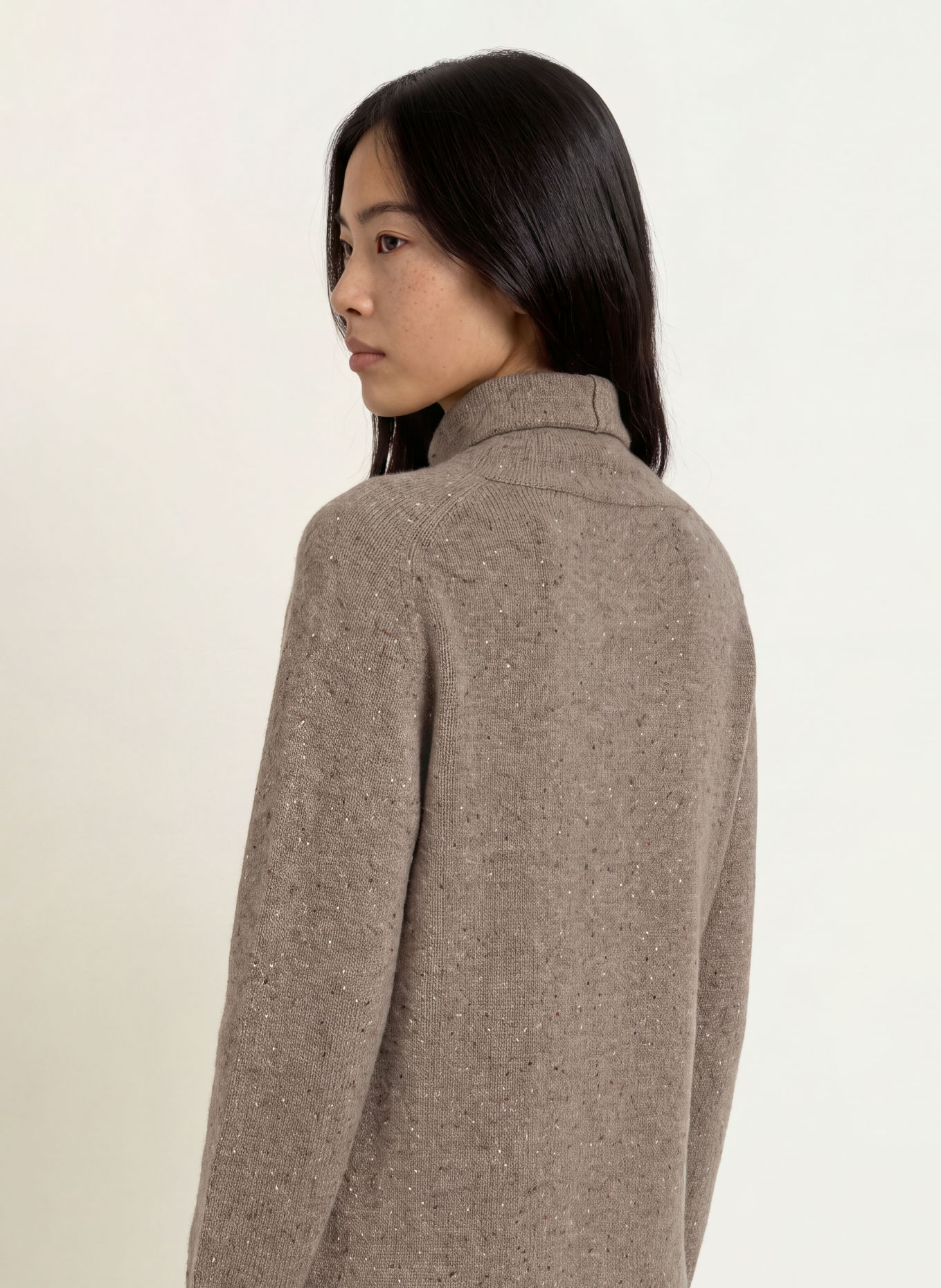 Marc O'Polo Knit dress: TAUPE / CREAM