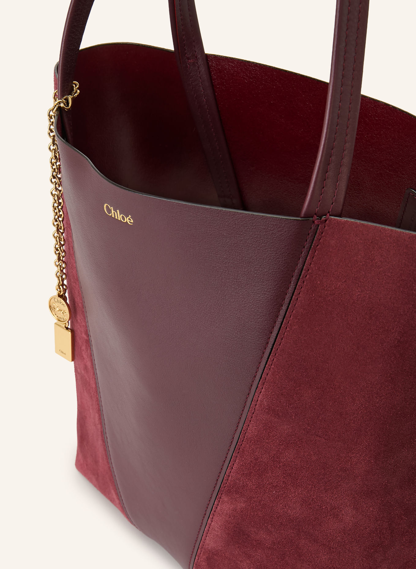Chloé Sac cabas SPIN: 606 Burnt Red