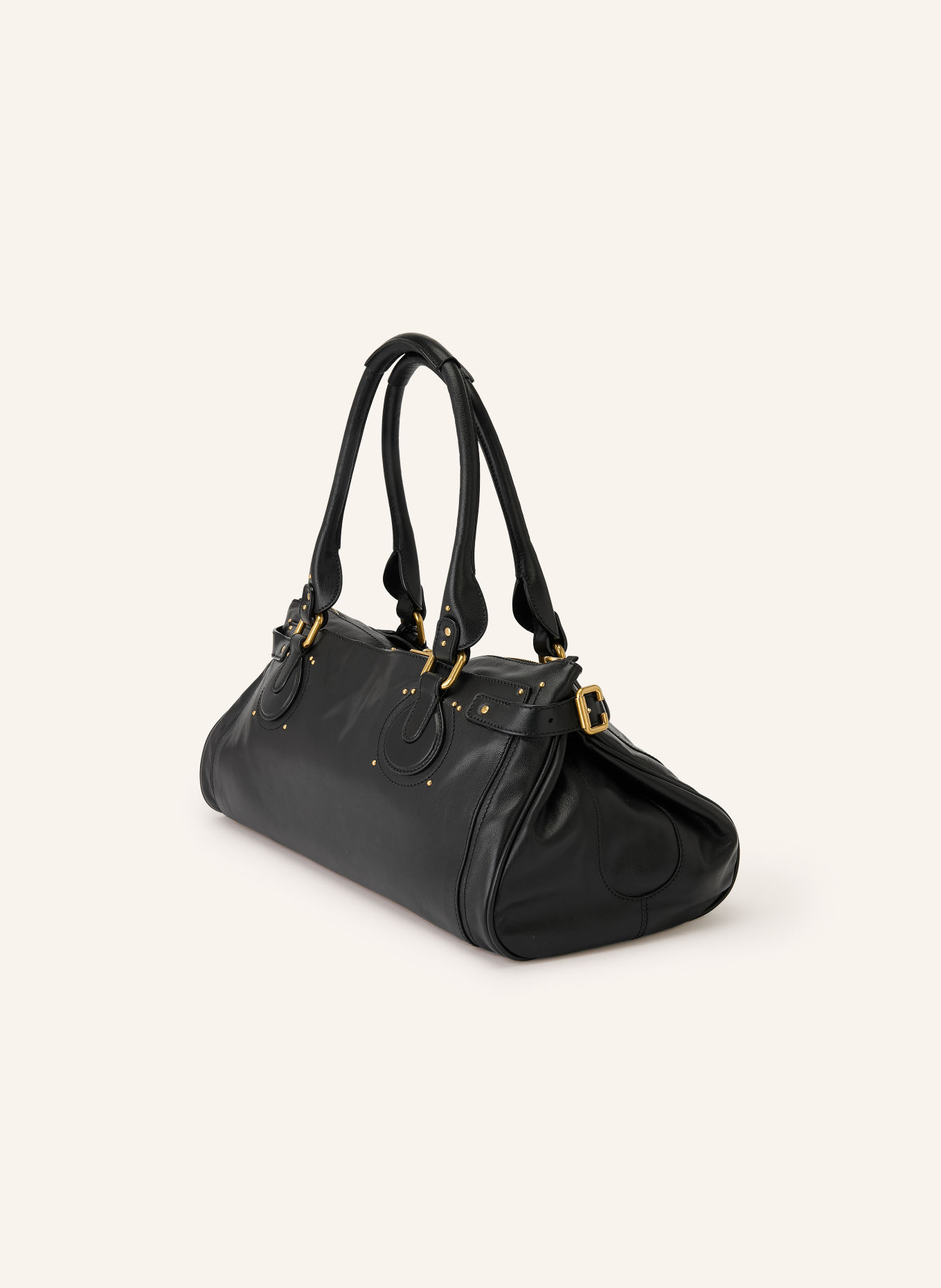 Chloé Sac de voyage PADDINGTON avec rivets: 001 BLACK