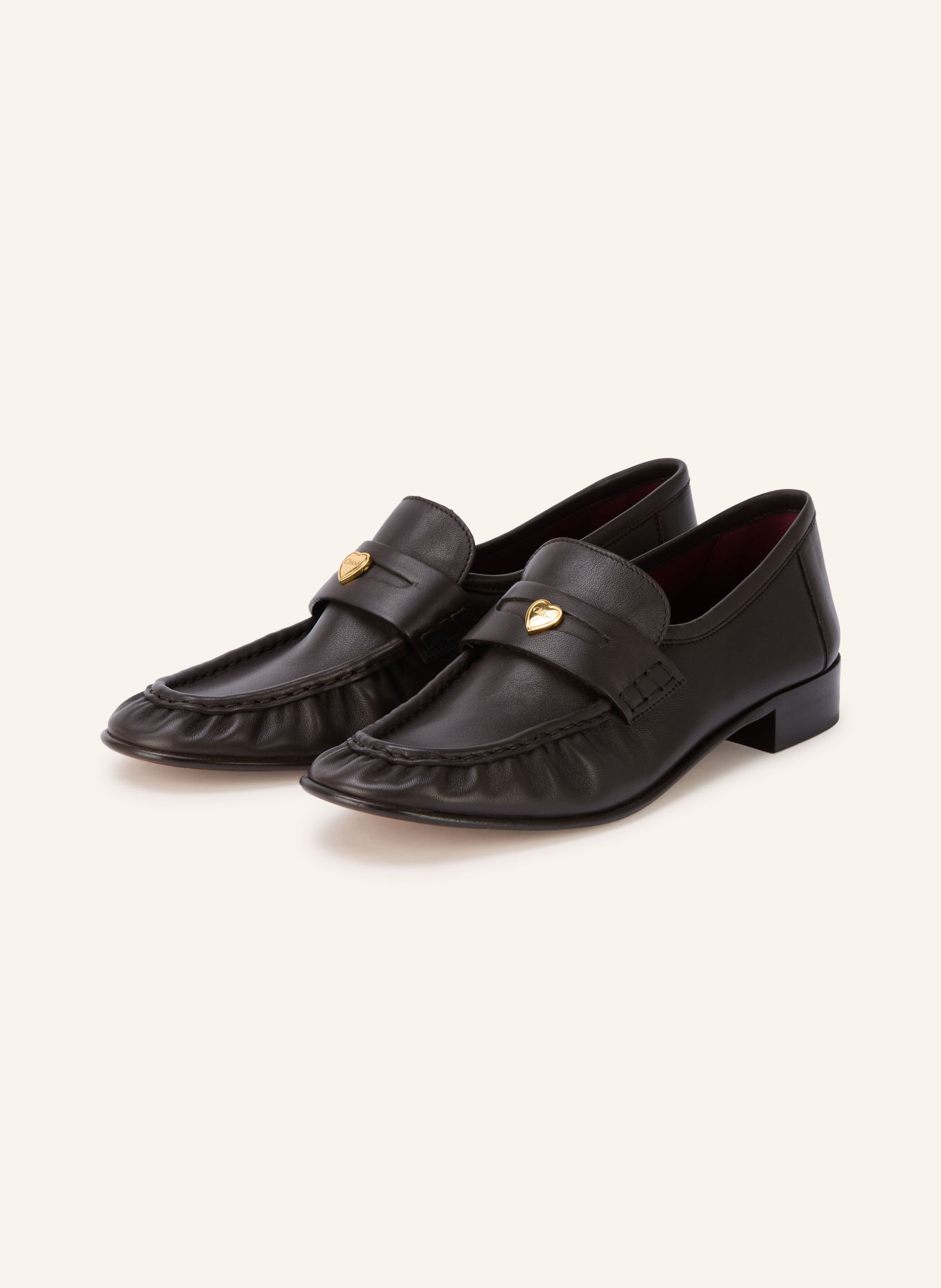 Chloé Loafers à barrette LETTI: 27Z CHOCOLATE BROWN
