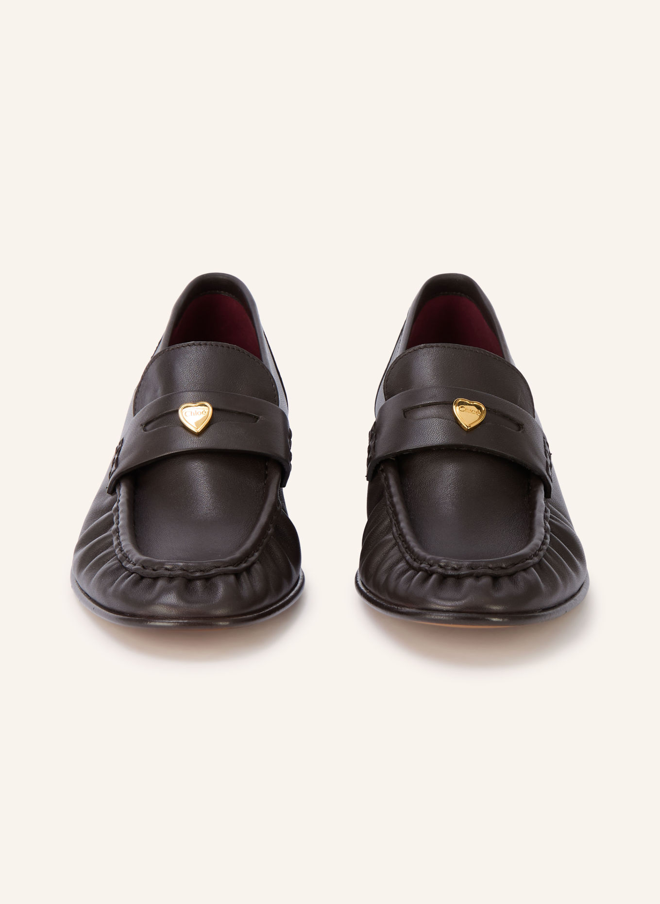 Chloé Loafers à barrette LETTI: 27Z CHOCOLATE BROWN