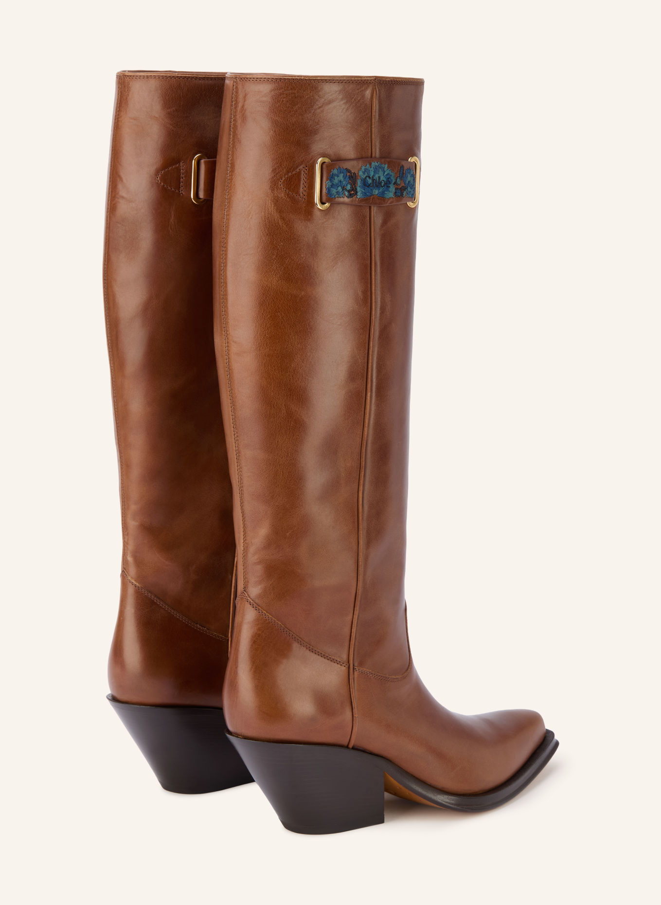Chloé Stiefel AZELAN: 26O AMBER BROWN