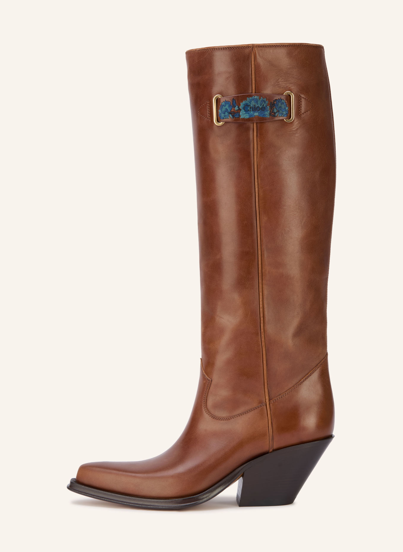 Chloé Stiefel AZELAN: 26O AMBER BROWN